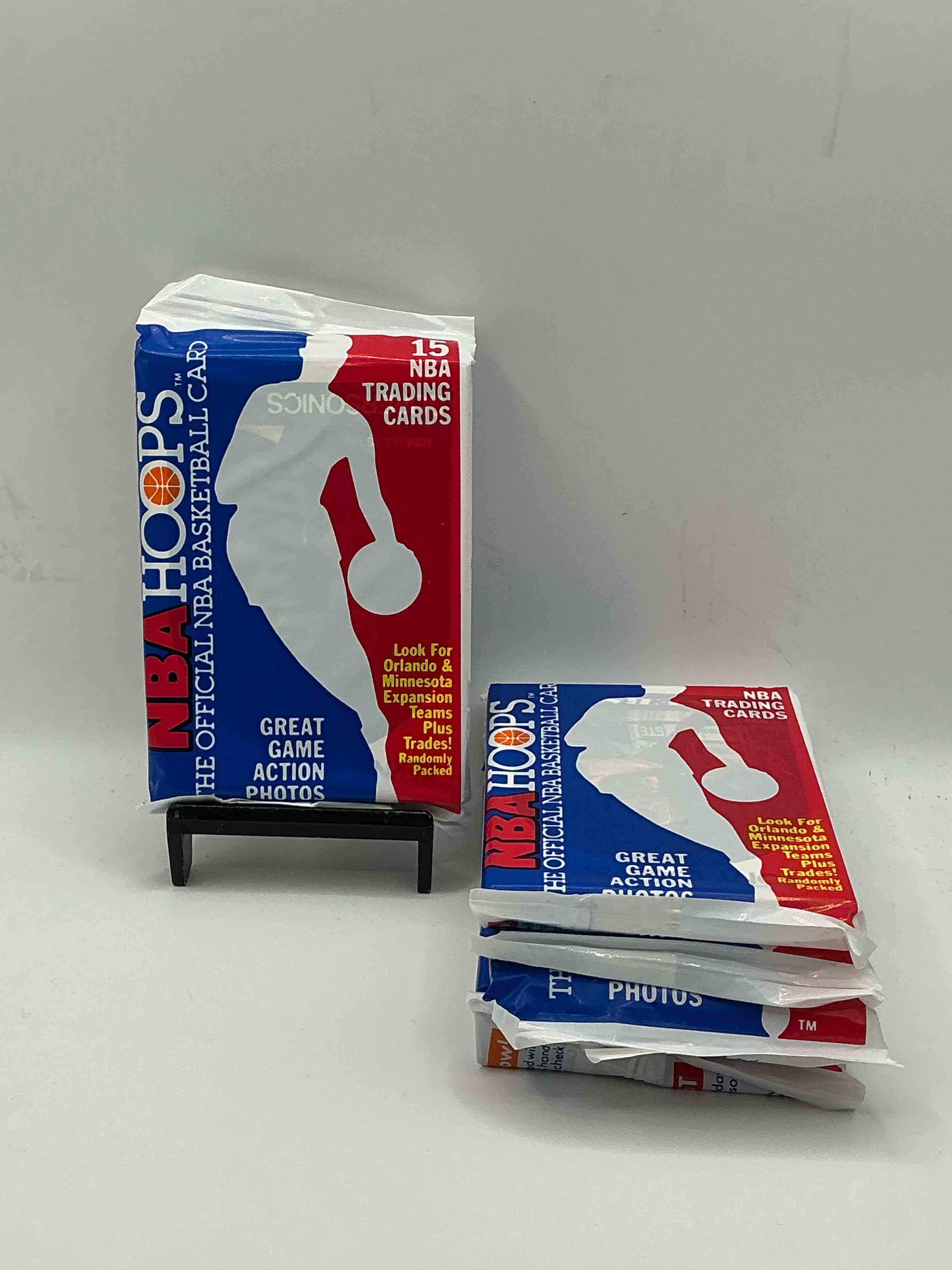 1989 Wow Valuable Michael Jordan?! Getting Very Rare! 1989/90 NBA Hoops Sealed Pack, Direct From Original Retail Case! Search For Valuable Michael Jordan #200 (PSA 10 Value Approx $200) & David Robinson's ONLY True Rookie Card #138 (PSA 10 Value $300) This Year Also Has Many Other Iconic Cards From Magic Johnson, Larry Bird & Too Many Others To List 1989 NBA Hoops Has Exploded in The Collector Market As It's The First Year Of NBA Hoops Production, & Only One Of Two Sets Produced in 1989 Don't Miss Out, Getting Very Rare!