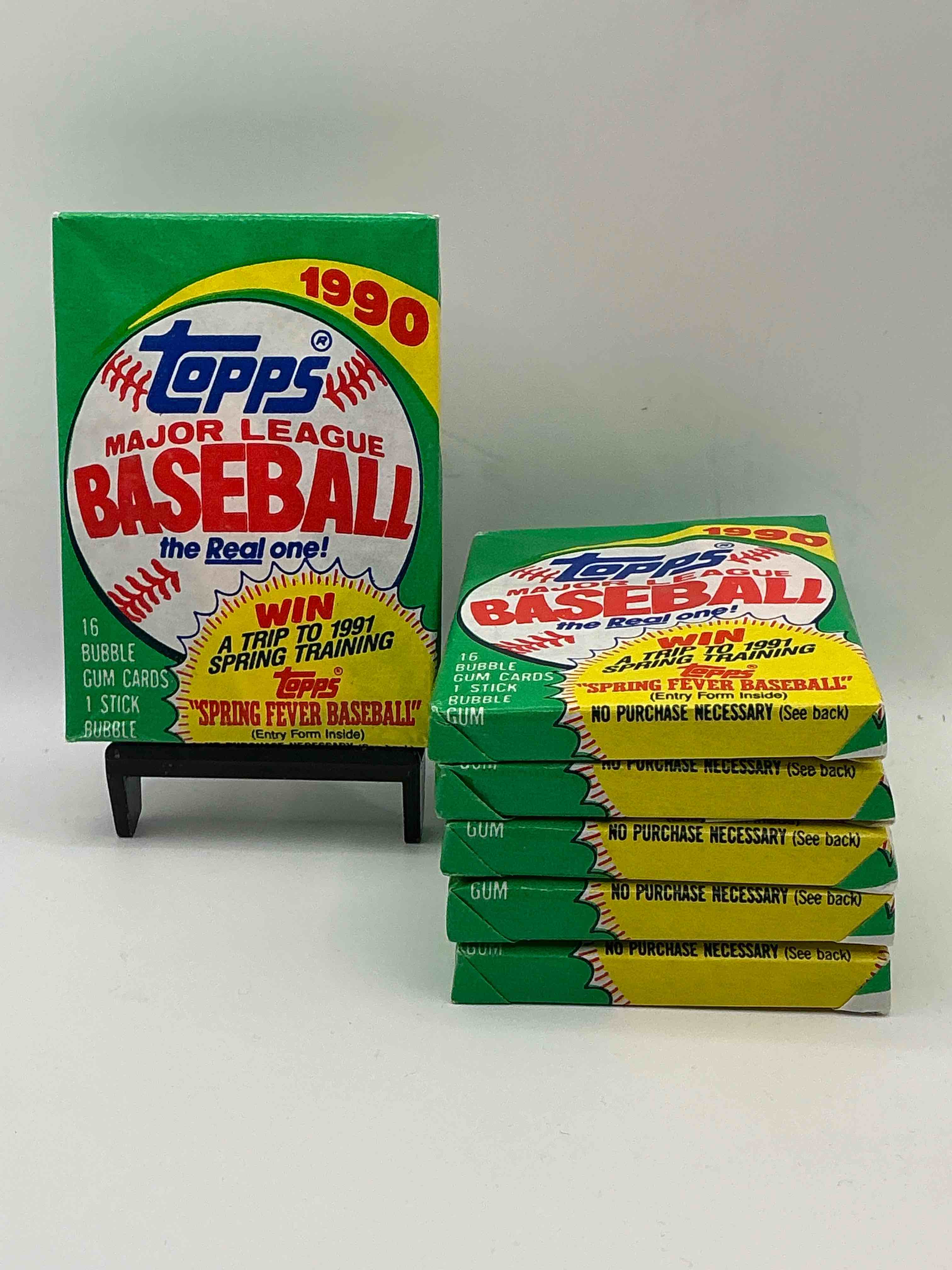 Possible Ken Griffey Jr Rookie Card! 1990 Topps Baseball Unopened Sports Card Wax Pack, Direct From Original Retail Case! Search For Card Collectibles Like "The Big Hurt" Frank Thomas Valuable Rookie & Error Cards (Error Cards Valued At $1,000 And Up!), & Early Ken Griffey Jr. All Star Rookie Card #336 (PSA 10 Value $350+) & So Much More!