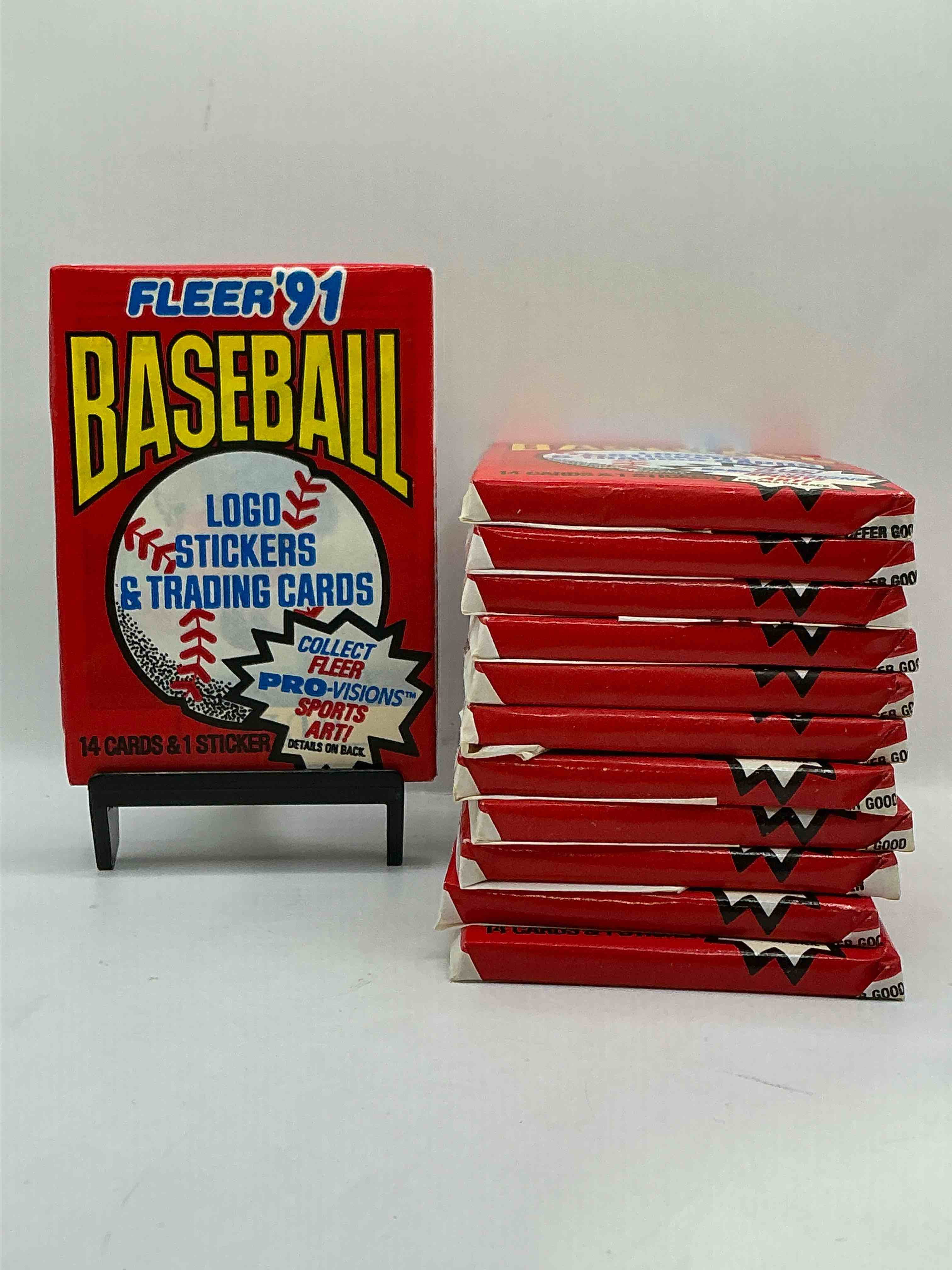 1991 Fleer Baseball Unopened Pack, Direct From Original Sealed Retail Case! Search For Griffey Jr. & Barry Bonds "Generation Stars" Combo Card #710 (PSA 10 Value $200), Nolan Ryan, Don Mattingly & So Much More!