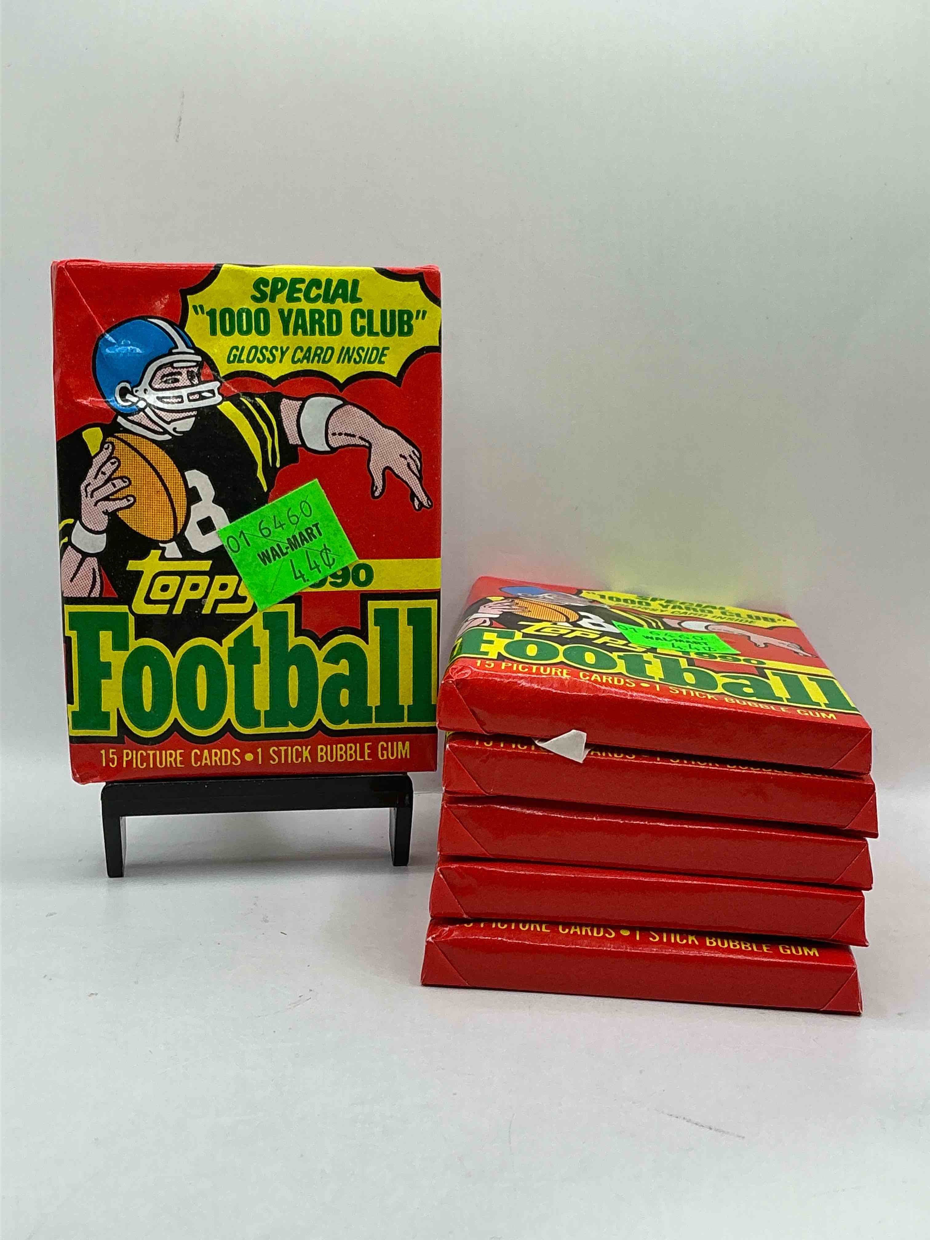 The Last Year Of Football Wax! Joe Montana, Emmitt Smith & Barry Sanders!? 1990 Topps Football Unopened Sports Card Wax Pack, Direct From Original Retail Box! Getting Hard To Find! Search For Early Barry Sanders & Jerry Rice & So Much More!