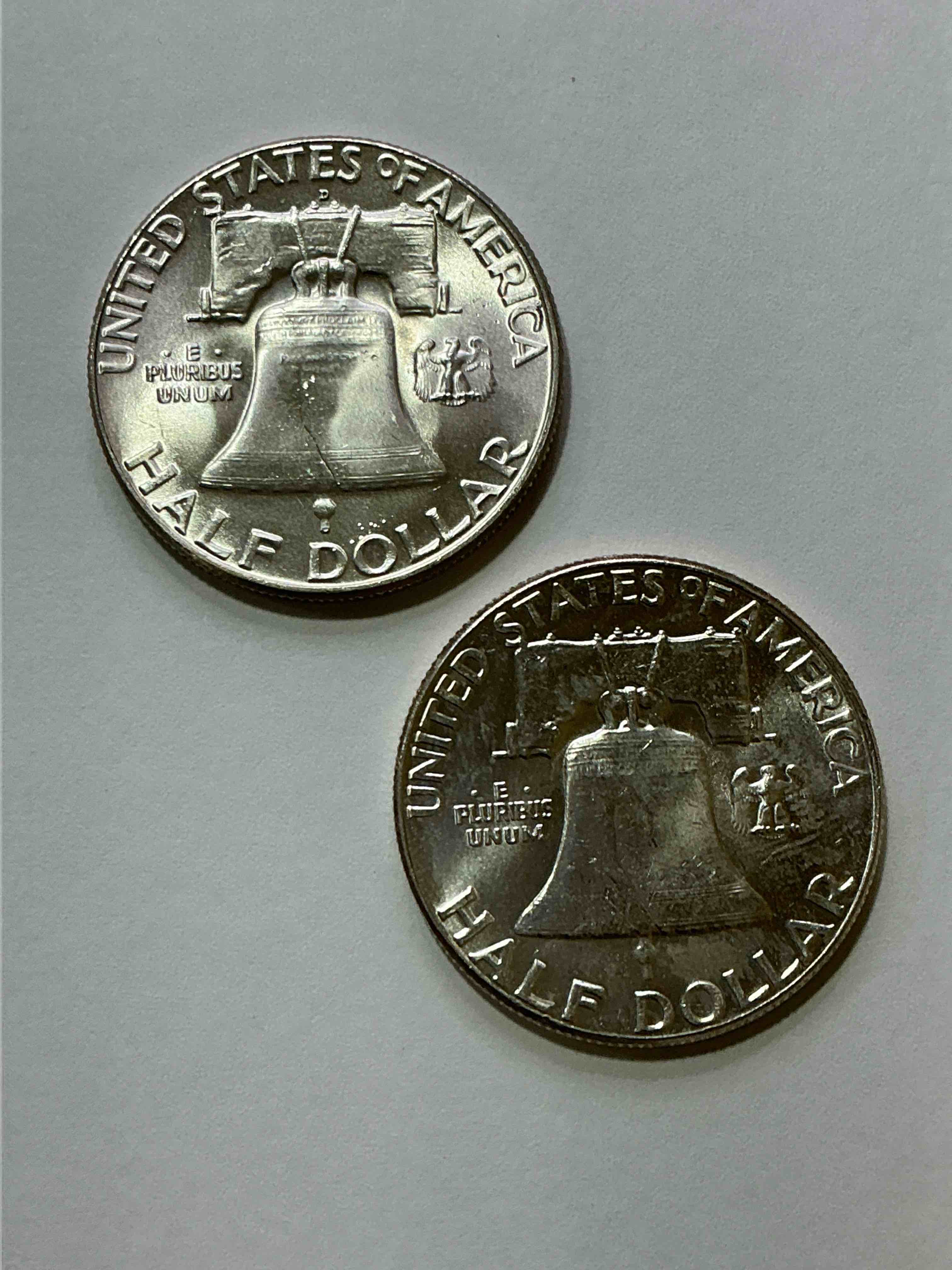 Condition photo showing New/Like New for Uncirculated Ben Franklin Silver! Pre 1965 Silver U.S. Half Dollar Coins! Before 1965 American Half Dollars Were Actually Silver, Here Is A Gorgeous Example Of A Rare Ben Franklin Silver Half Dollar. Great Condition & Great For Investing In Precious Metals! These Heavy Half Dollars Were Minted At 90% Silver and 10% Copper, Giving Them A Net Weight Of .36169 Ounces Of Pure Silver Per Coin! Getting Very Rare. Invest & Win!