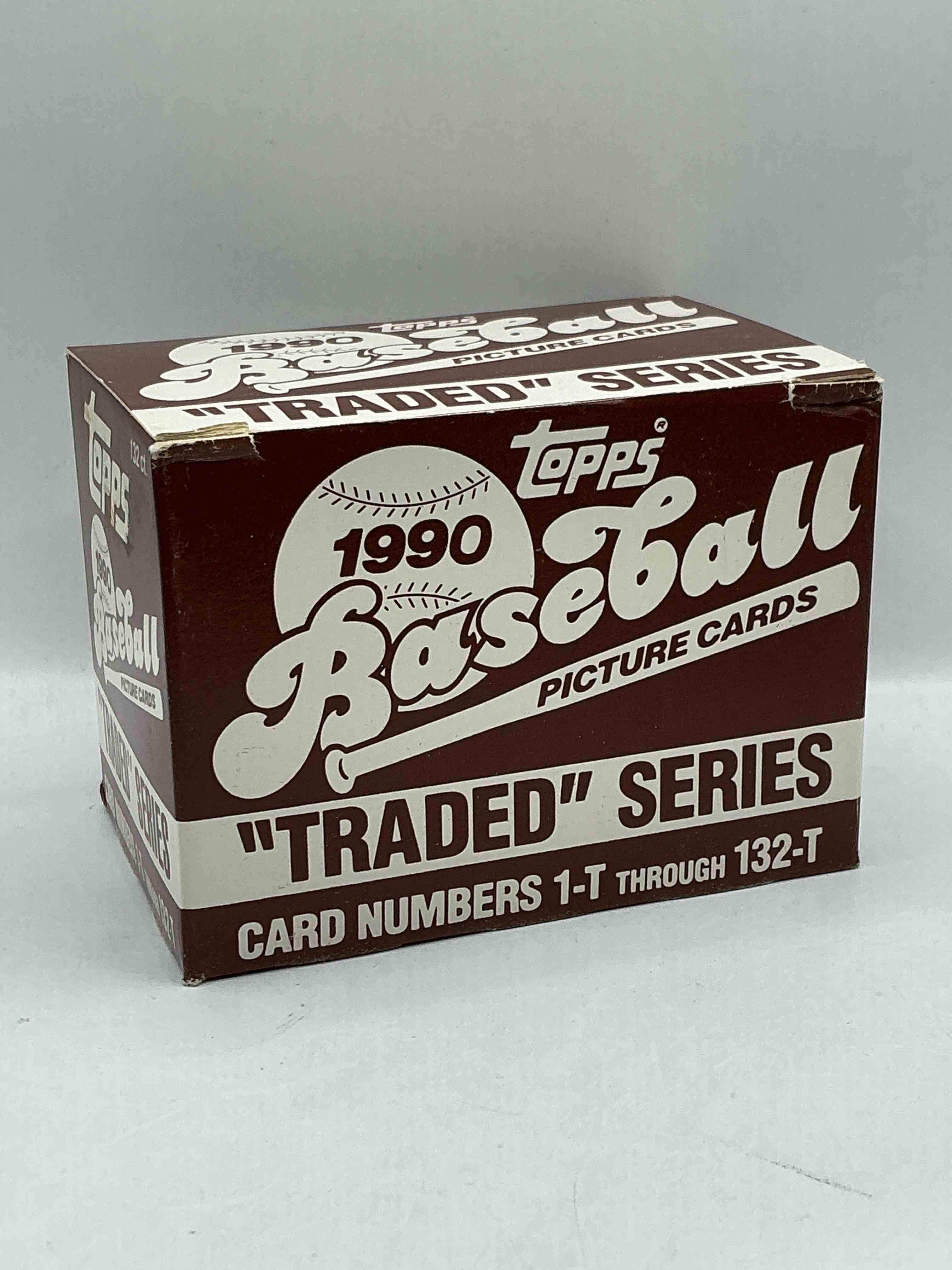 1990 Topps Traded 132 Card Set! Baseball Bonanza! Rare Topps Traded Baseball Set From 1990, Look For Legends & Rookies!