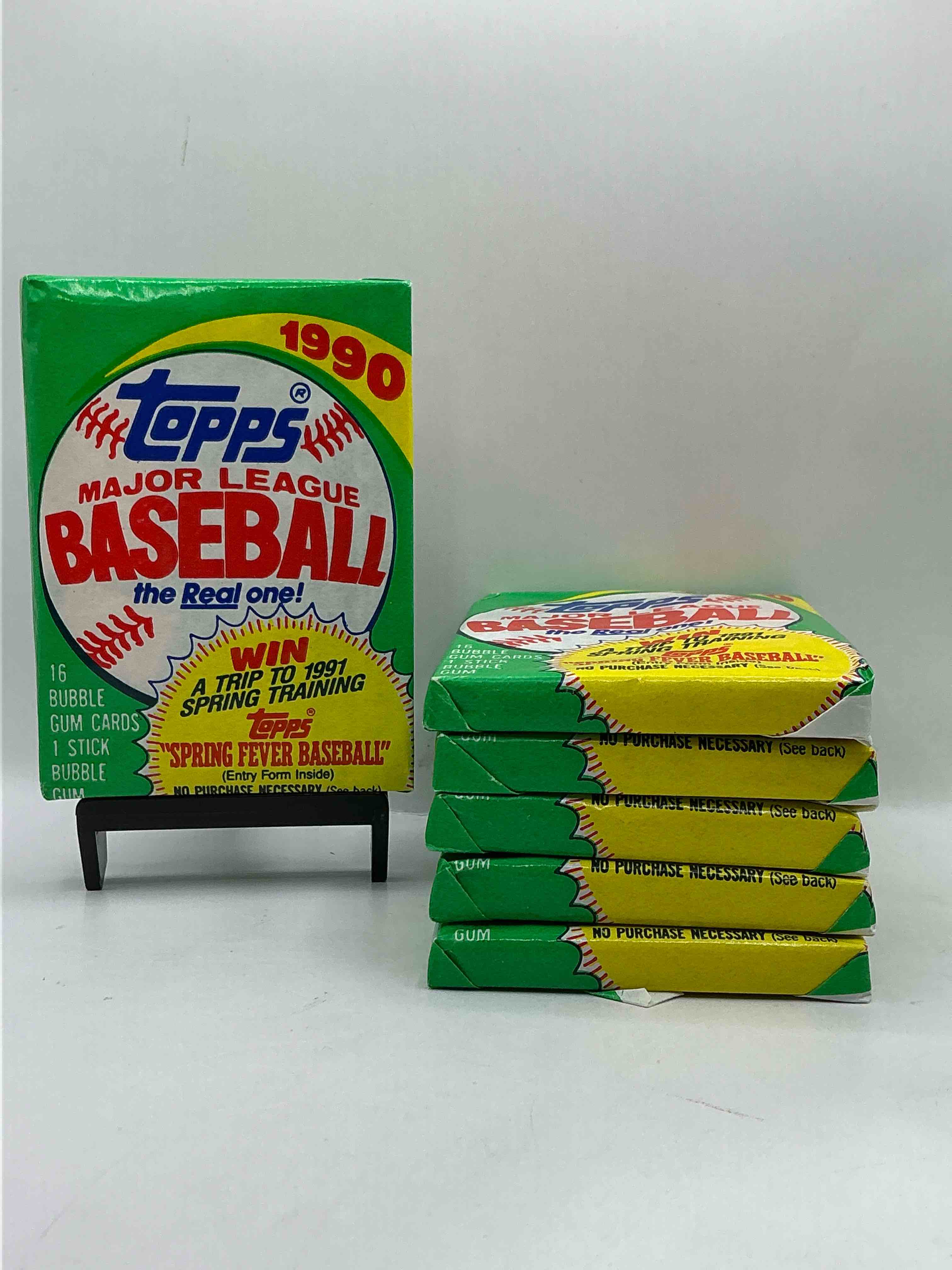 Possible Ken Griffey Jr Rookie Card! 1990 Topps Baseball Unopened Sports Card Wax Pack, Direct From Original Retail Case! Search For Card Collectibles Like "The Big Hurt" Frank Thomas Valuable Rookie & Error Cards (Error Cards Valued At $1,000 And Up!), & Early Ken Griffey Jr. All Star Rookie Card #336 (PSA 10 Value $350+) & So Much More!