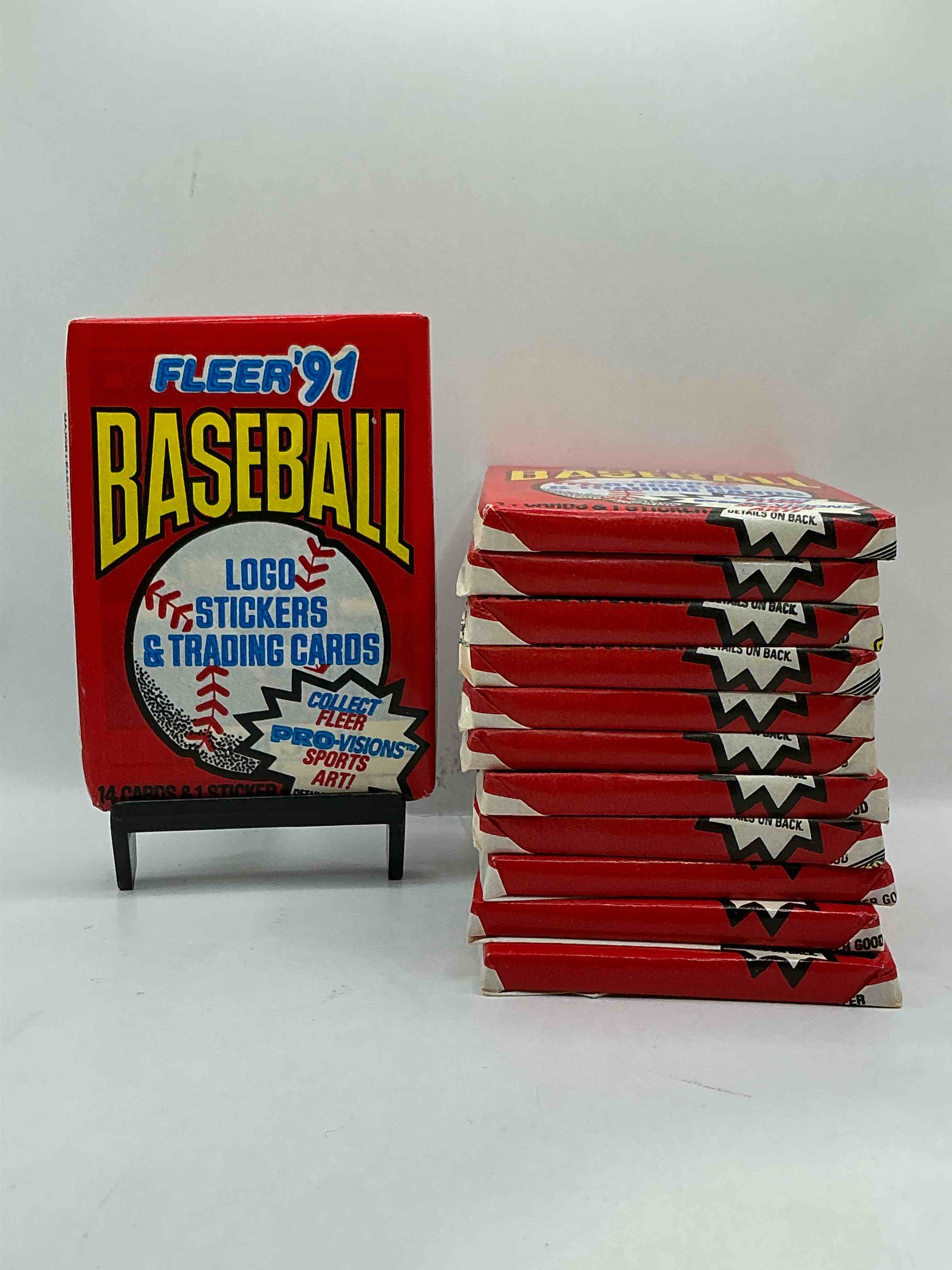 1991 Fleer Baseball Unopened Wax Pack, Direct From Original Sealed Retail Case Search For Griffey Jr. & Barry Bonds "Generation Stars" Combo Card #710 (PSA 10 Value $200), Nolan Ryan, Don Mattingly & So Much More!