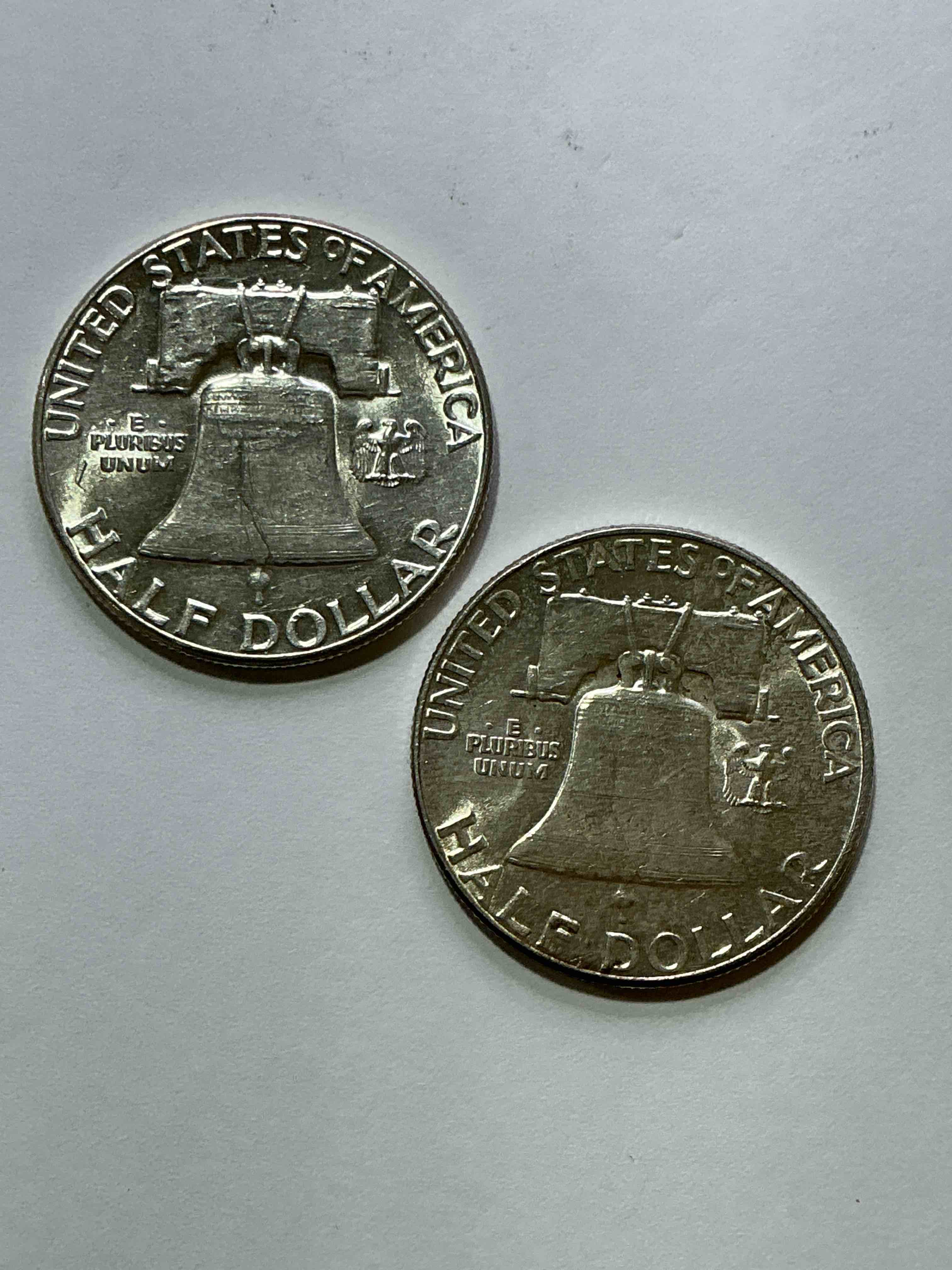 Condition photo showing New/Like New for Ben Franklin Silver! Pre 1965 Silver U.S. Half Dollar Coins! Before 1965 American Half Dollars Were Actually Silver, Here Is A Gorgeous Example Of A Rare Ben Franklin Silver Half Dollar. Great Condition & Great For Investing In Precious Metals! These Heavy Half Dollars Were Minted At 90% Silver and 10% Copper, Giving Them A Net Weight Of .36169 Ounces Of Pure Silver Per Coin! Getting Very Rare. Invest & Win!