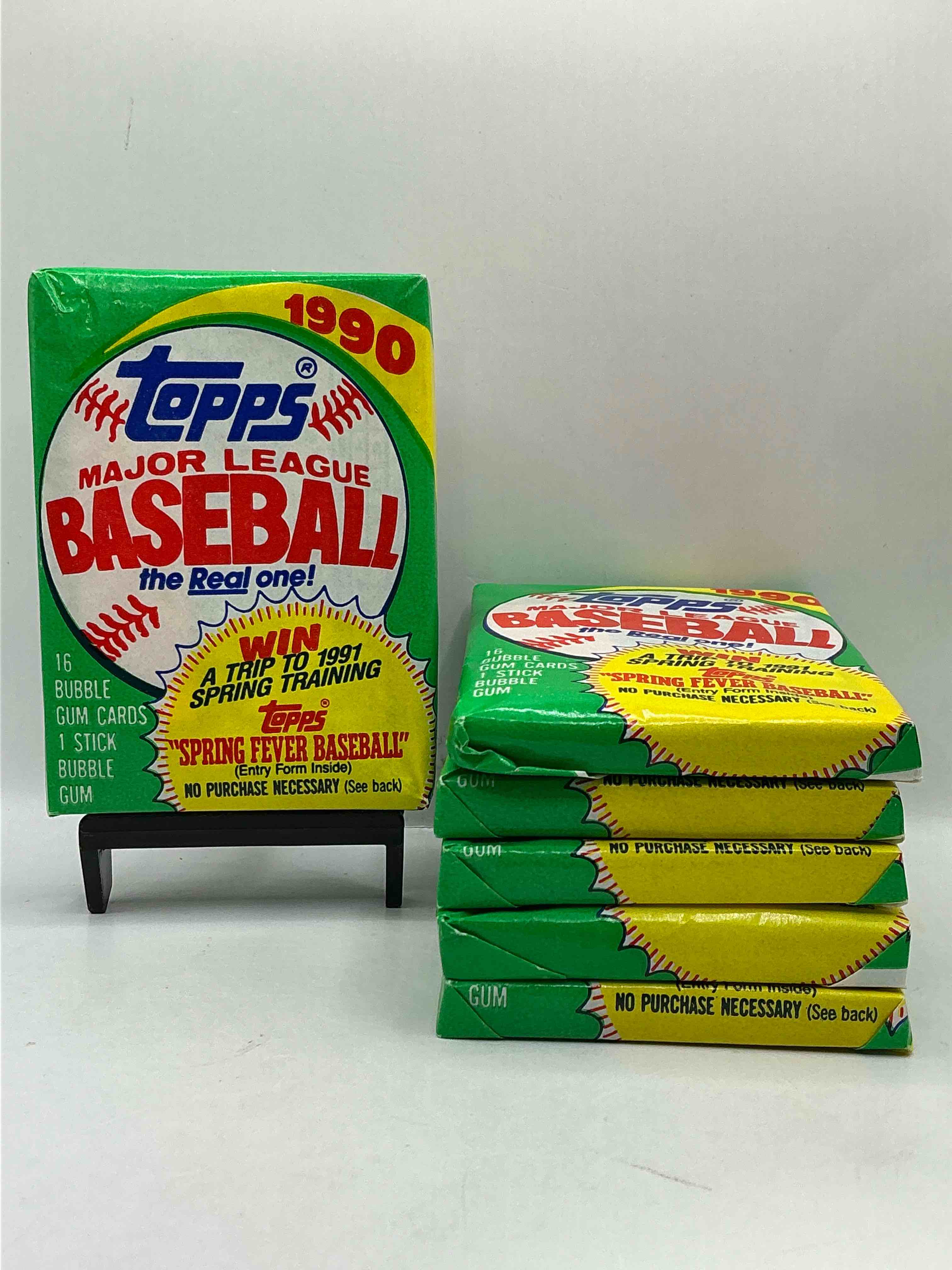 Possible Ken Griffey Jr Rookie Card! 1990 Topps Baseball Unopened Sports Card Wax Pack, Direct From Original Retail Case! Search For Card Collectibles Like "The Big Hurt" Frank Thomas Valuable Rookie & Error Cards (Error Cards Valued At $1,000 And Up!), & Early Ken Griffey Jr. All Star Rookie Card #336 (PSA 10 Value $350+) & So Much More!
