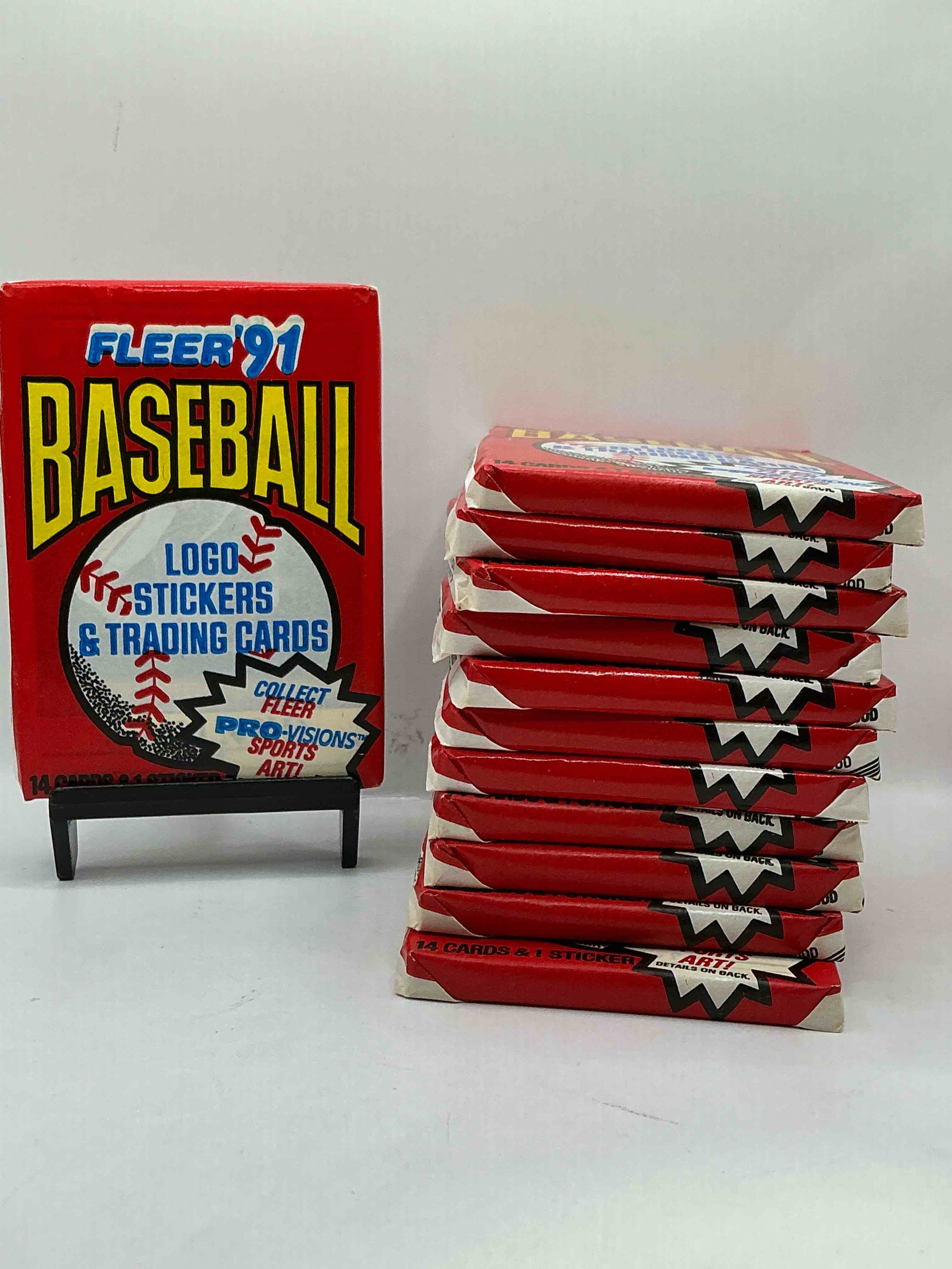 1991 Fleer Baseball Unopened Pack, Direct From Original Sealed Retail Case! Search For Griffey Jr. & Barry Bonds "Generation Stars" Combo Card #710 (PSA 10 Value $200), Nolan Ryan, Don Mattingly & So Much More!