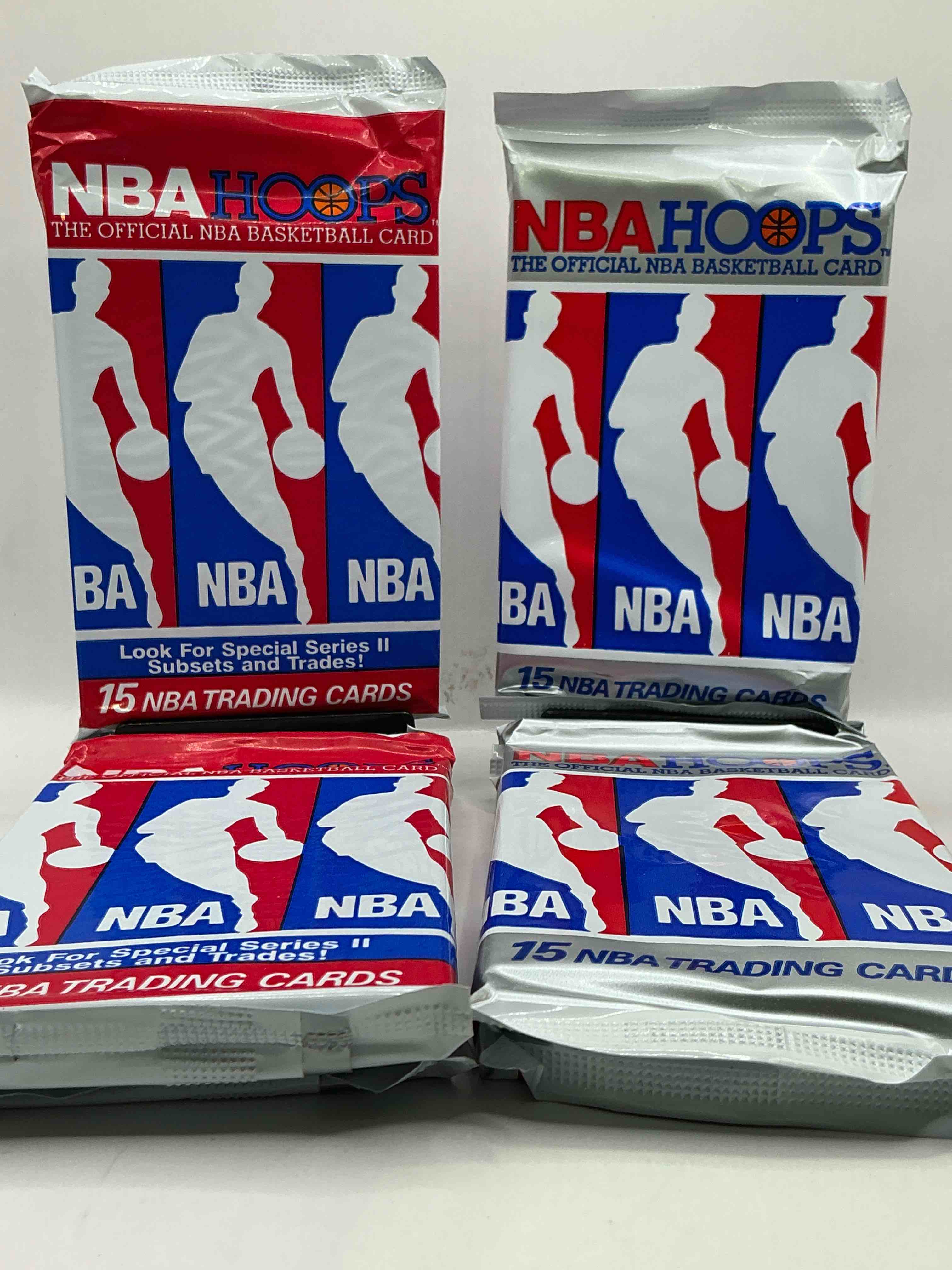 Michael Jordan?! Wow, Vintage 1990/91 NBA Hoops RARE Red Series Two Sealed Sports Card & Collectible Pack, Direct From Original Factory Sealed Retail Case!Series 2 Extremely Hard To Find & Includes Sought After Subsets! Look For Many Valuable Cards Such As Michael Jordan #65 (PSA 10 Value $225) & So Much More!