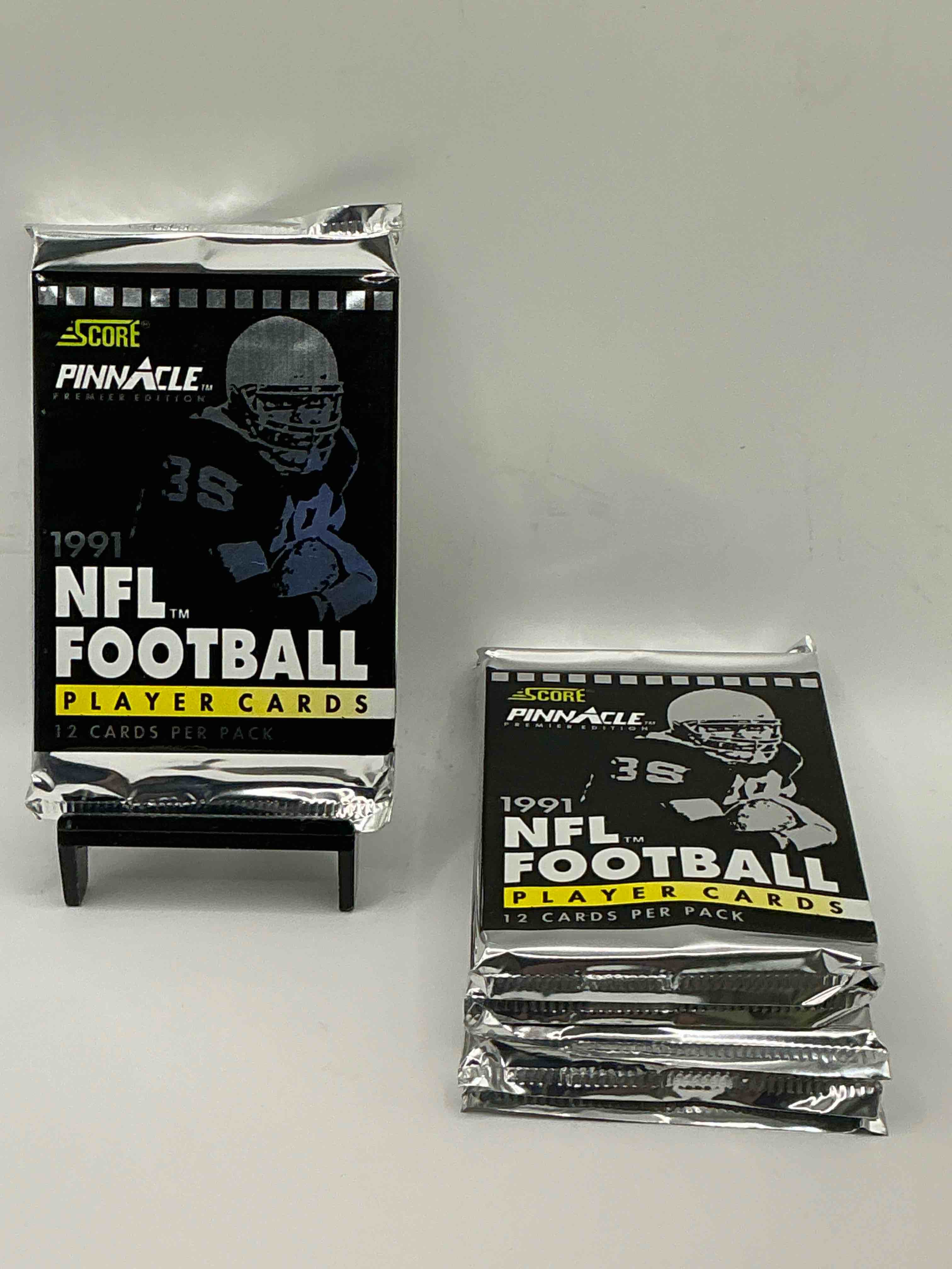 1991 Pinnacle Premier Edition Score Unopened Sports Card Packs Direct From Original Box! Search For Valuable Emmitt Smith Cards & Other Stars!