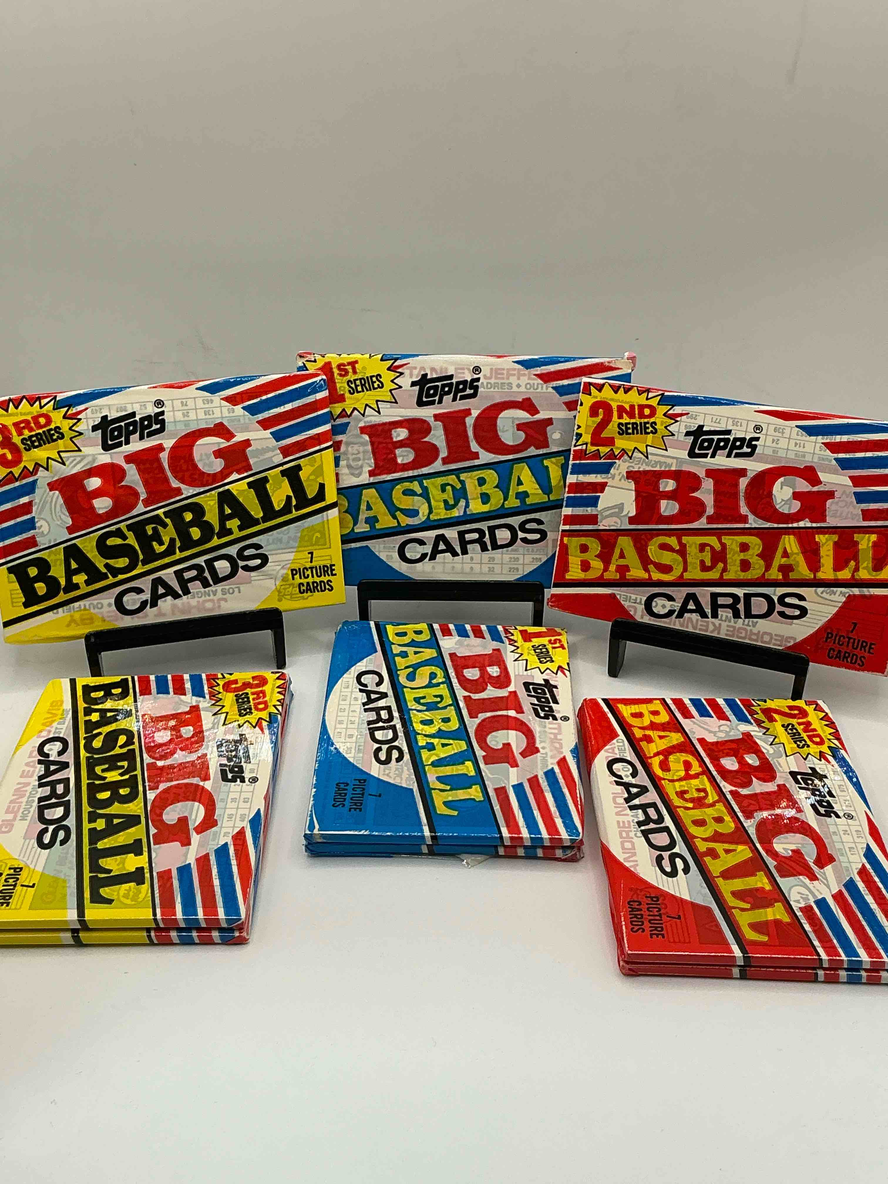 1988 Topps Big Baseball Sealed Card Packs Direct From Original Retail Case. Getting Harder & Harder To Find! Search For Bo Jackson, Roger Clemons & Tons Of 80's Stars In These Fun Cards You Rarely See!