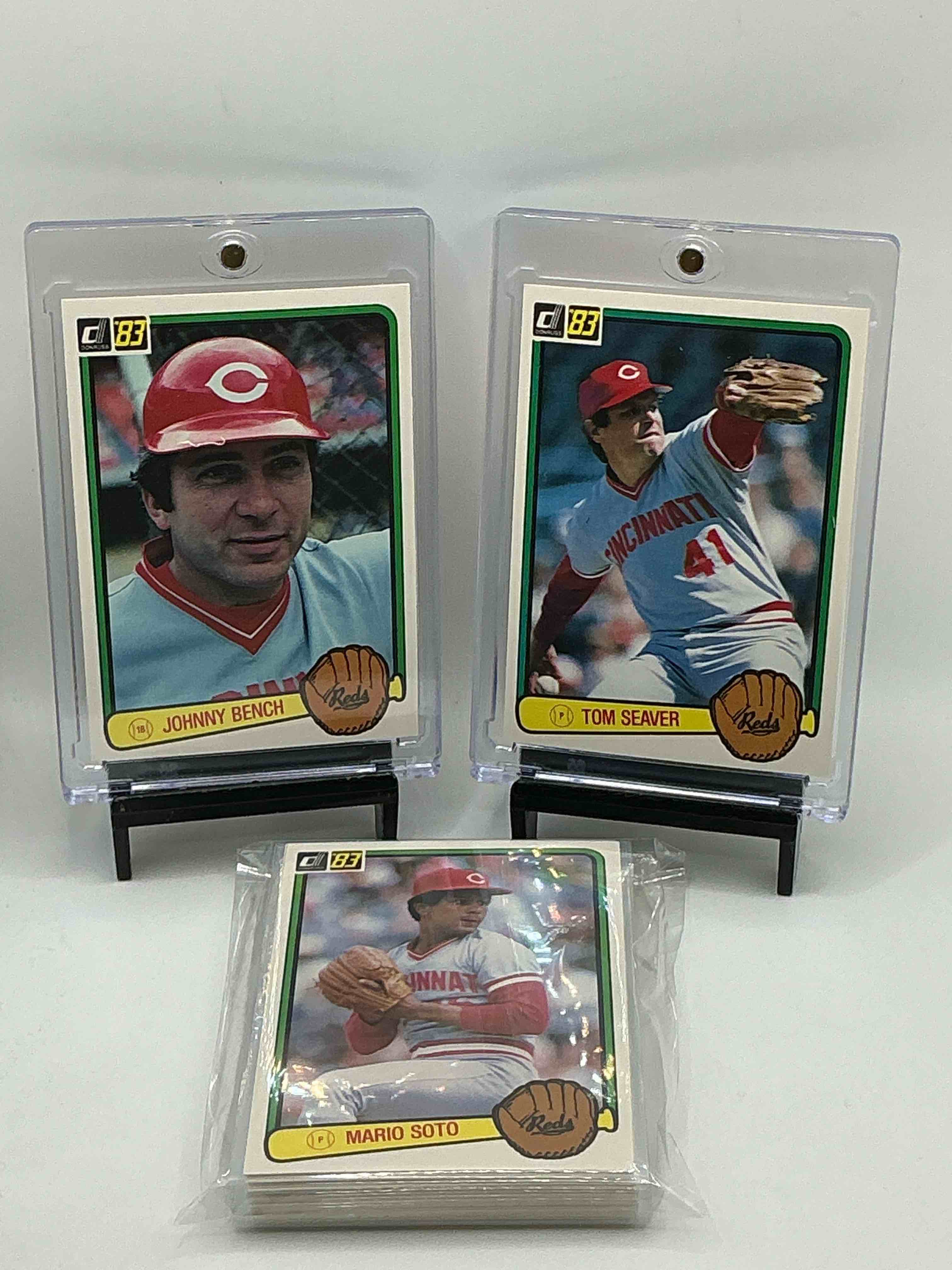 1983 Reds Team Set! 25 Card Reds Set! Tom Seaver, Johnny Bench & More! Reds Fans Rejoice!
