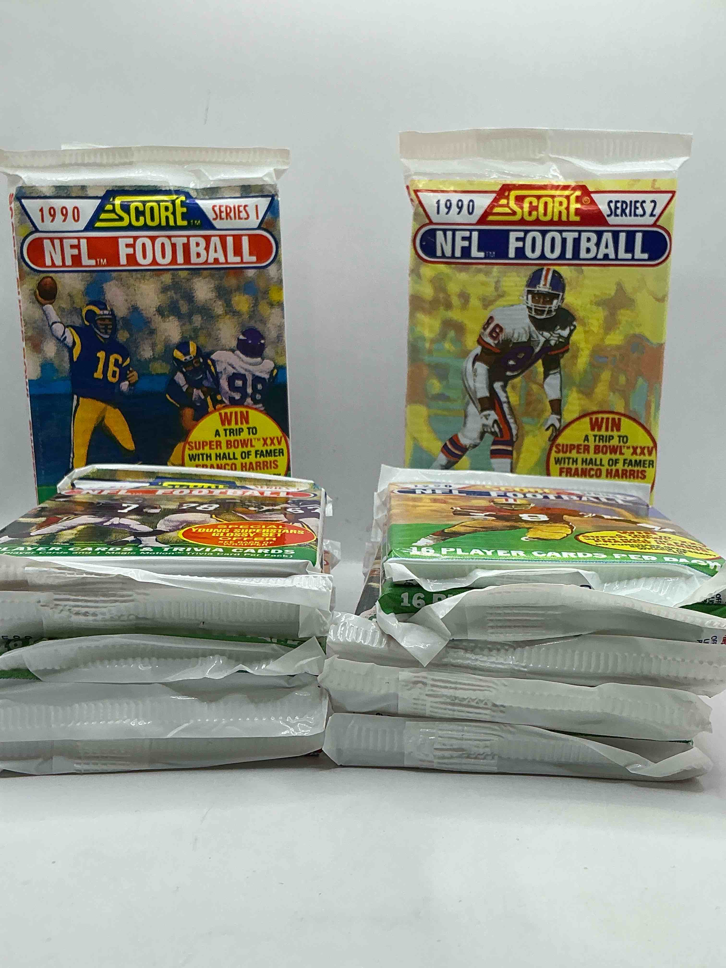 Emmitt Smith Rookie!? In Perfect Condition Worth Hundreds! 1990 Score Football Unopened Collectible Sports Card Packs! Direct From Original Box! Look For Valuable Emmitt Smith Rookie Cards! Let The Search Begin!