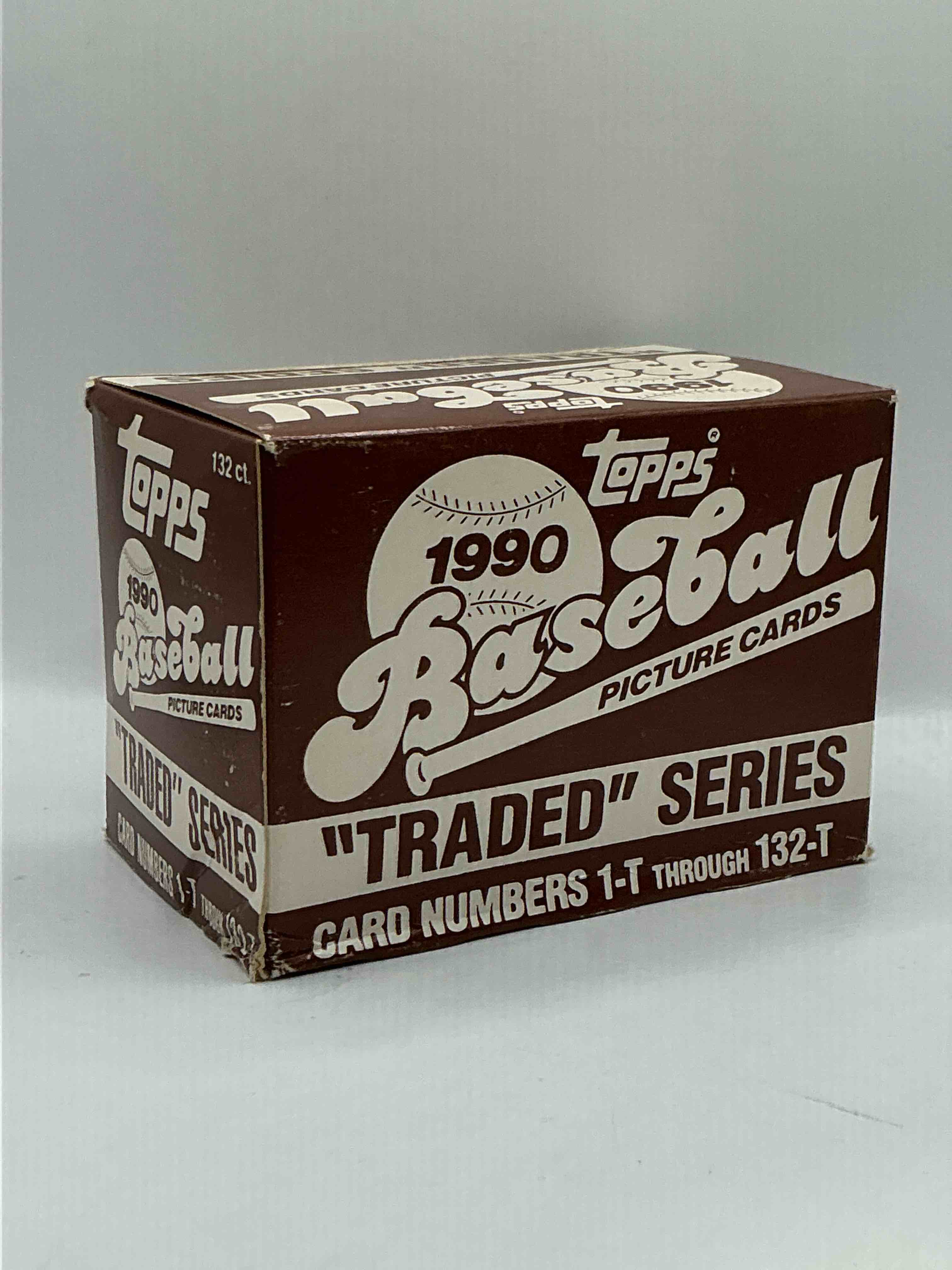 1990 Topps Traded 132 Card Set! Baseball Bonanza! Rare Topps Traded Baseball Set From 1990, Look For Legends & Rookies!