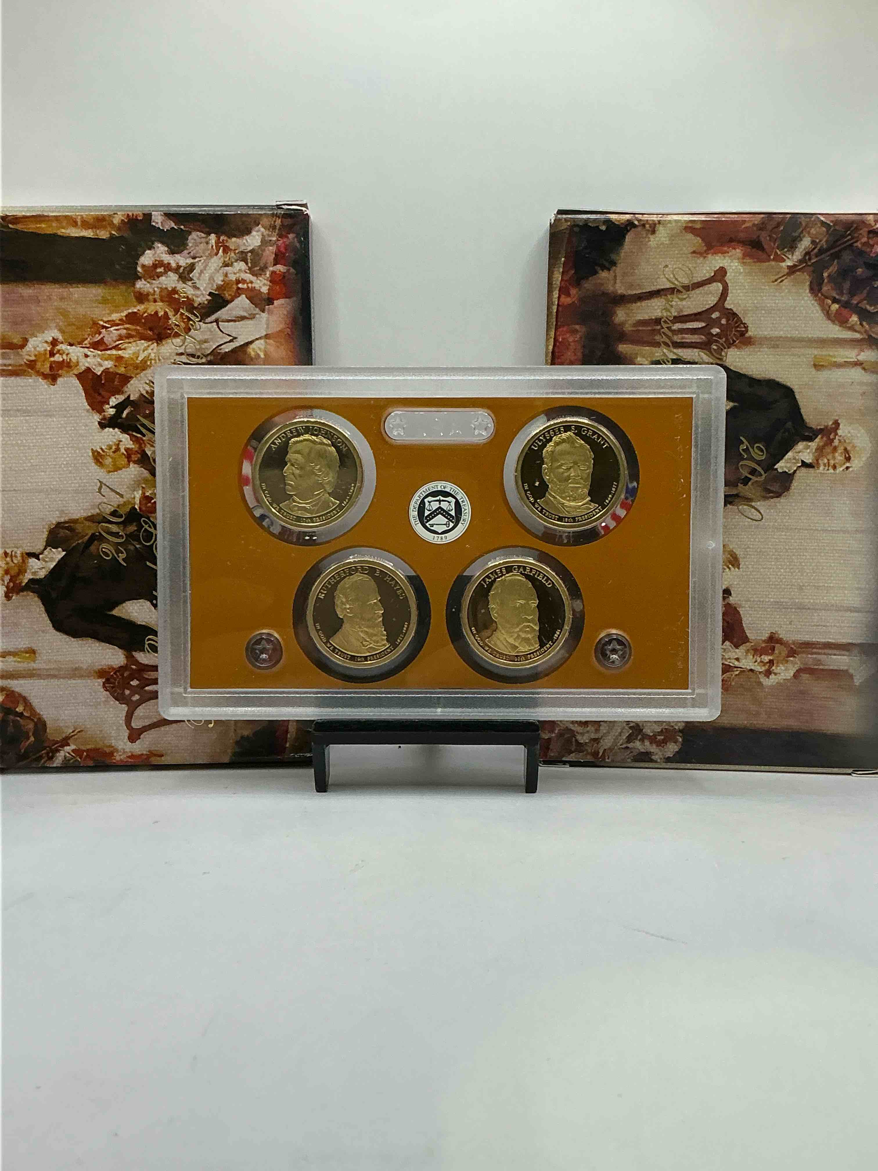 2007, 2010 & 2011 Presidential Mint Sets! Four Coins Each Set, Encased In Plastic… Ultra Rare! These Coin Sets Are Rare & Hard To Find, Perfect To Add To Any Collection!