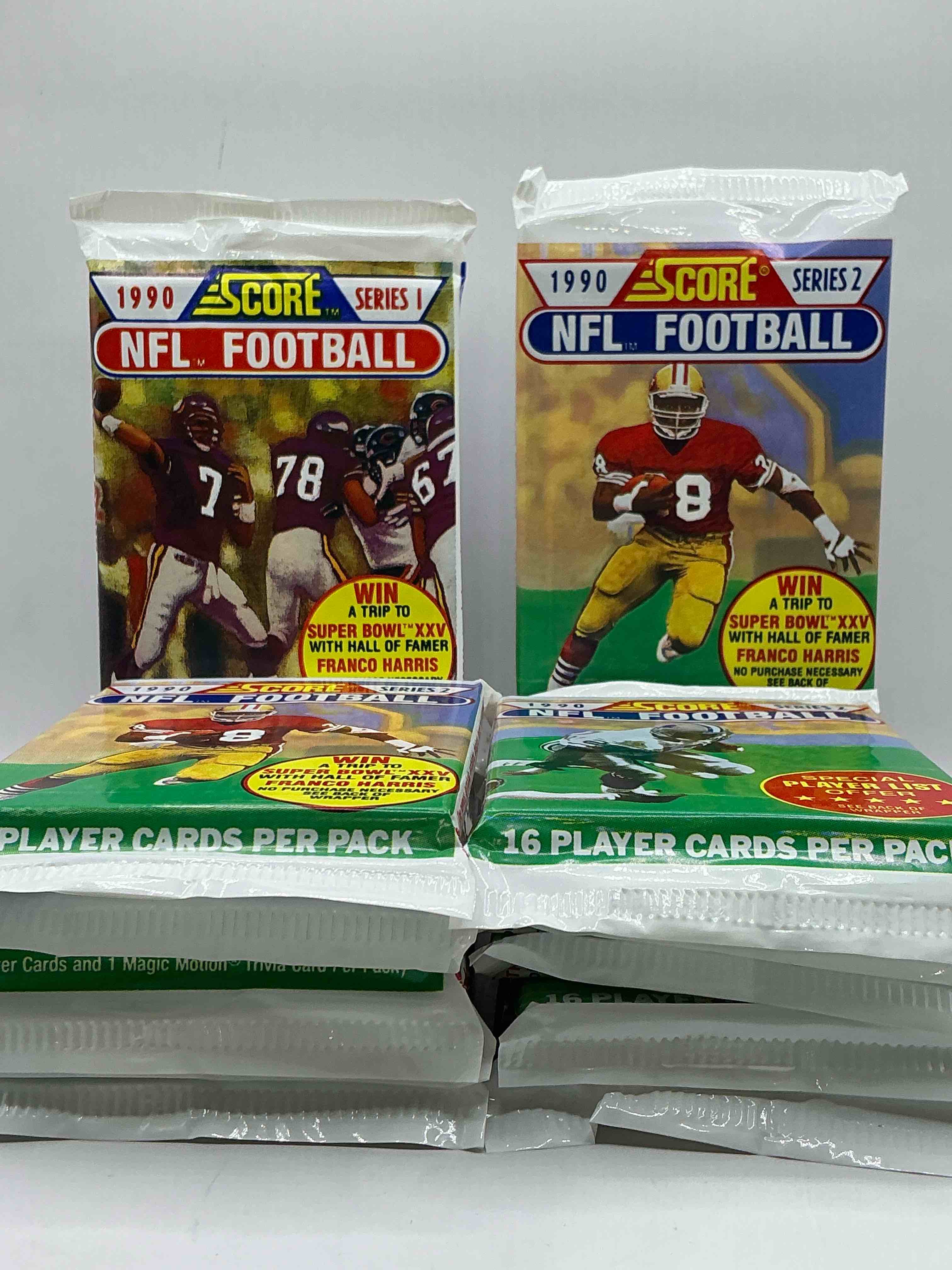 Emmitt Smith Rookie!? In Perfect Condition Worth Hundreds! 1990 Score Football Unopened Collectible Sports Card Packs! Direct From Original Box! Look For Valuable Emmitt Smith Rookie Cards! Let The Search Begin!