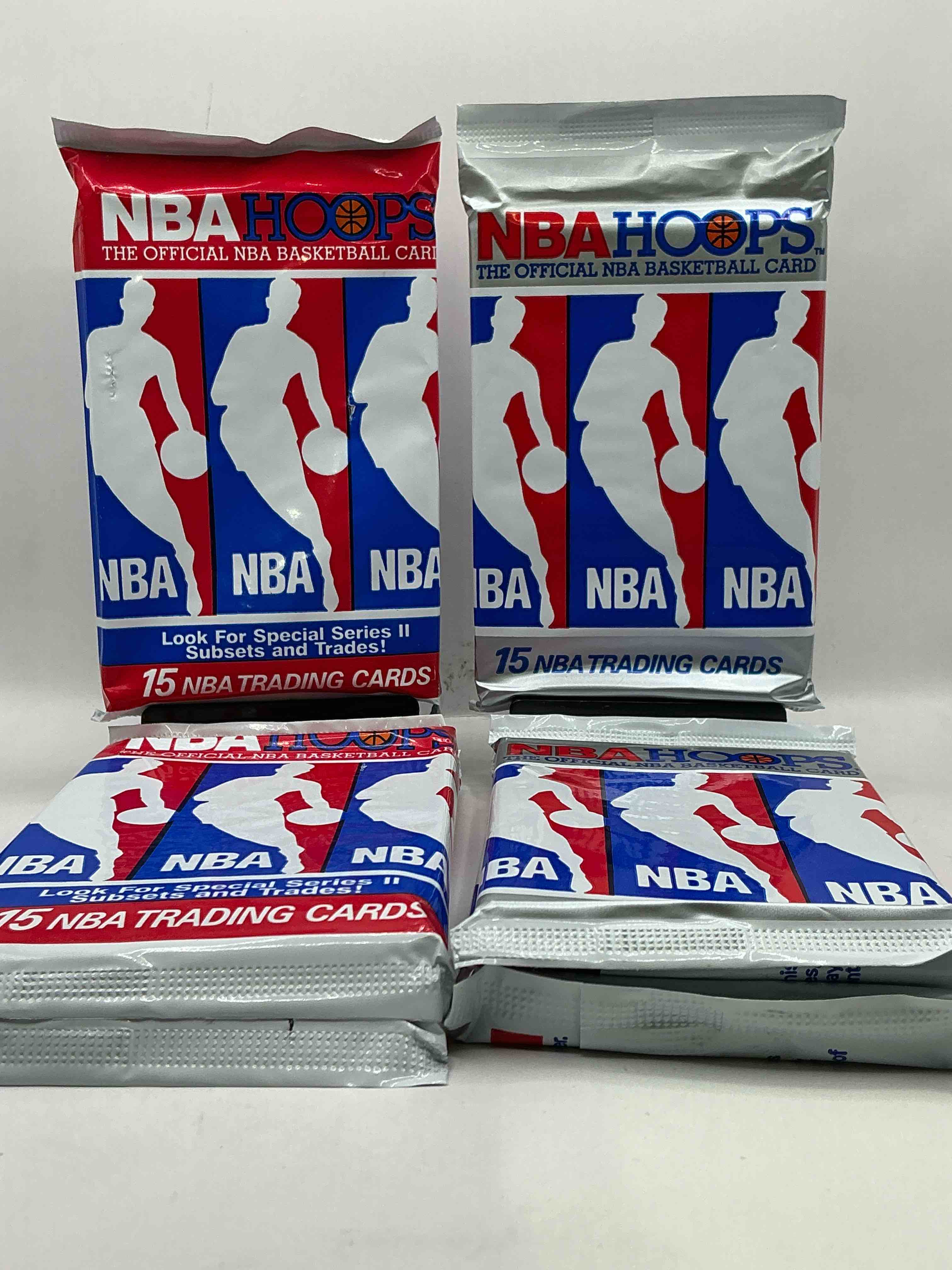 Michael Jordan?! Wow, Vintage 1990/91 NBA Hoops RARE Red Series Two Sealed Sports Card & Collectible Pack, Direct From Original Factory Sealed Retail Case!Series 2 Extremely Hard To Find & Includes Sought After Subsets! Look For Many Valuable Cards Such As Michael Jordan #65 (PSA 10 Value $225) & So Much More!