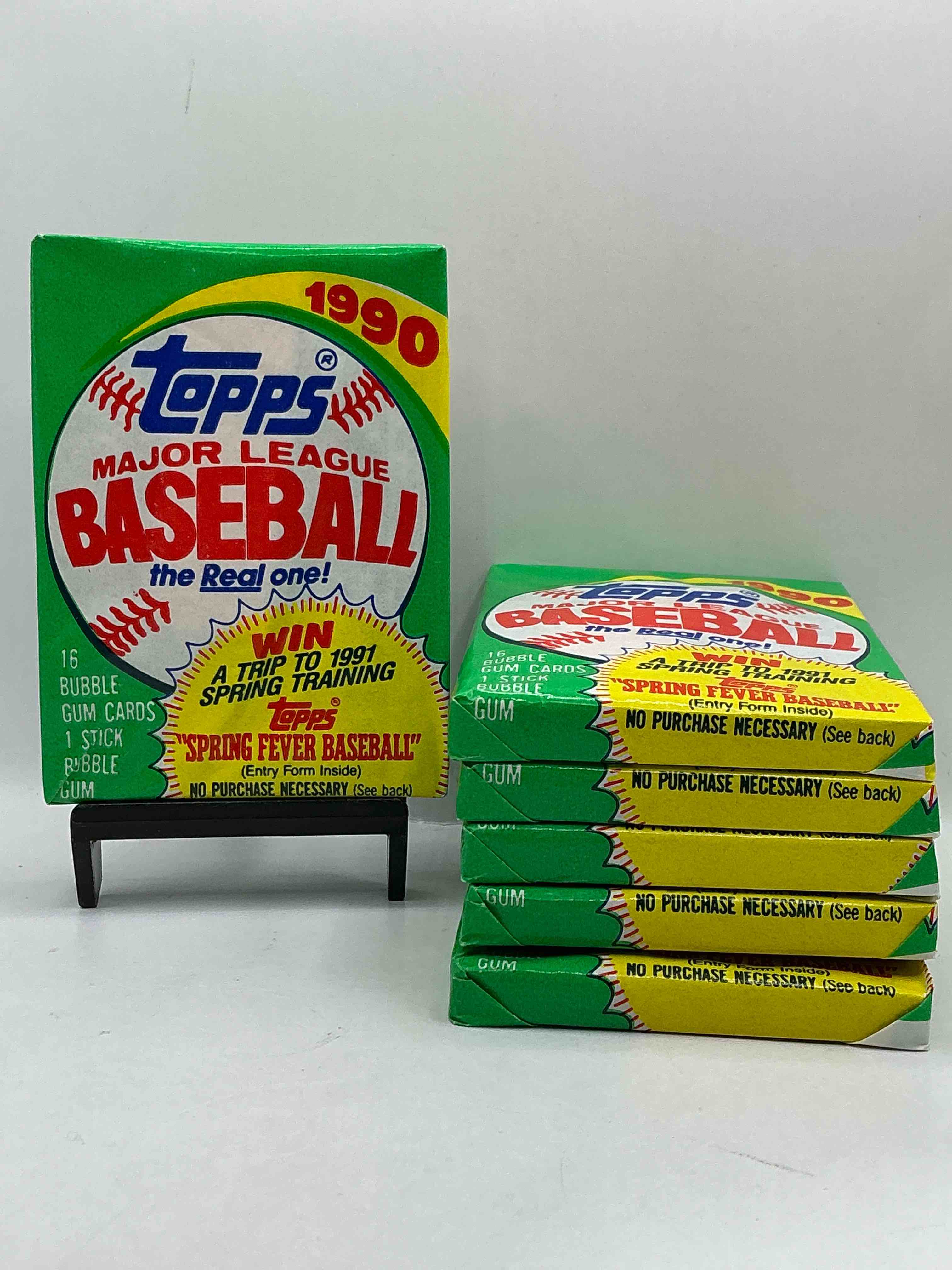 Possible Ken Griffey Jr Rookie Card! 1990 Topps Baseball Unopened Sports Card Wax Pack, Direct From Original Retail Case! Search For Card Collectibles Like "The Big Hurt" Frank Thomas Valuable Rookie & Error Cards (Error Cards Valued At $1,000 And Up!), & Early Ken Griffey Jr. All Star Rookie Card #336 (PSA 10 Value $350+) & So Much More!