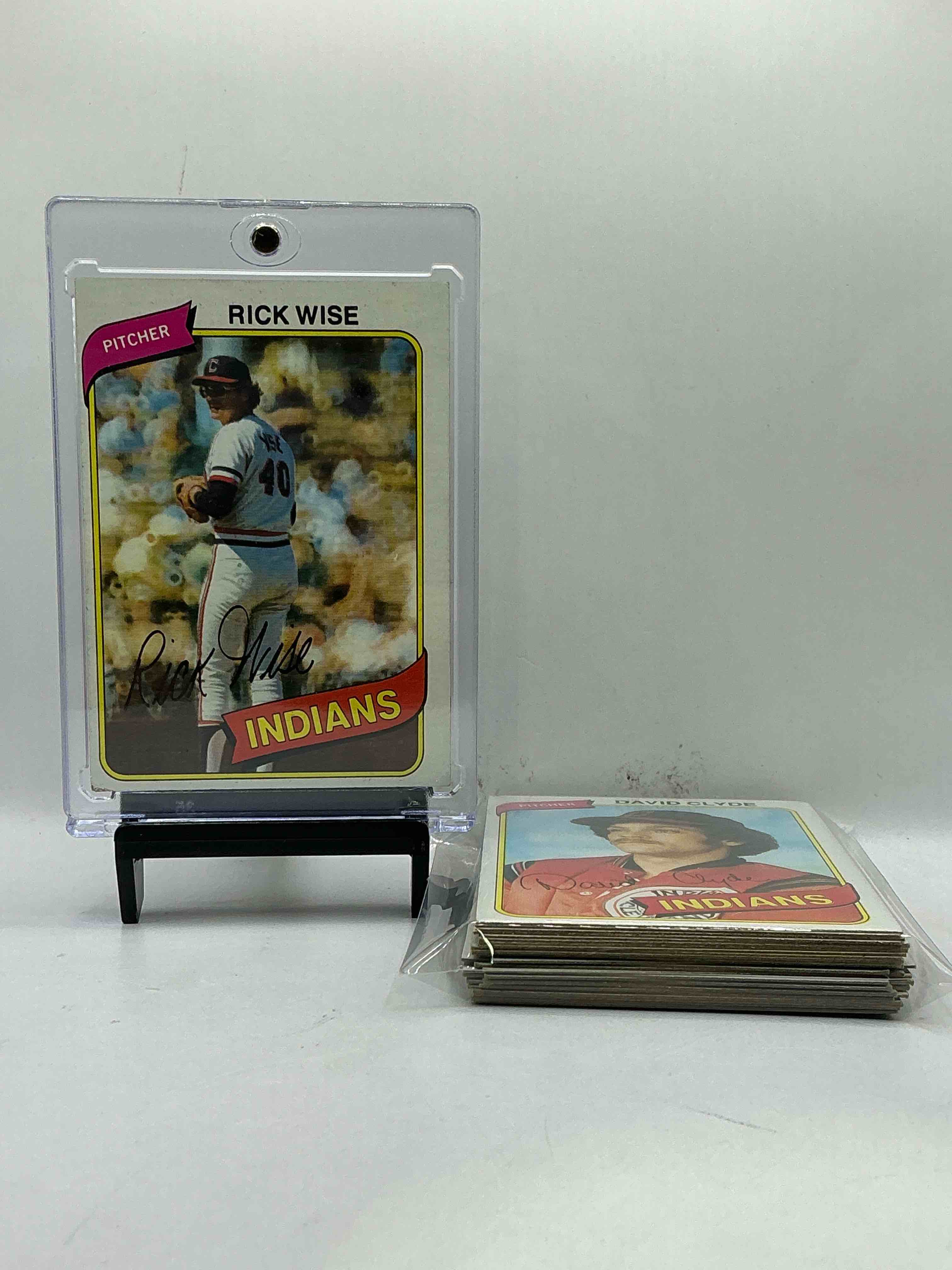 Indians 1980 Team Set! WOW! 29 Card Craziness! Legends & Indians Players From 1980! Rick Wise, David Clyde, Ron Pruitt & More! 