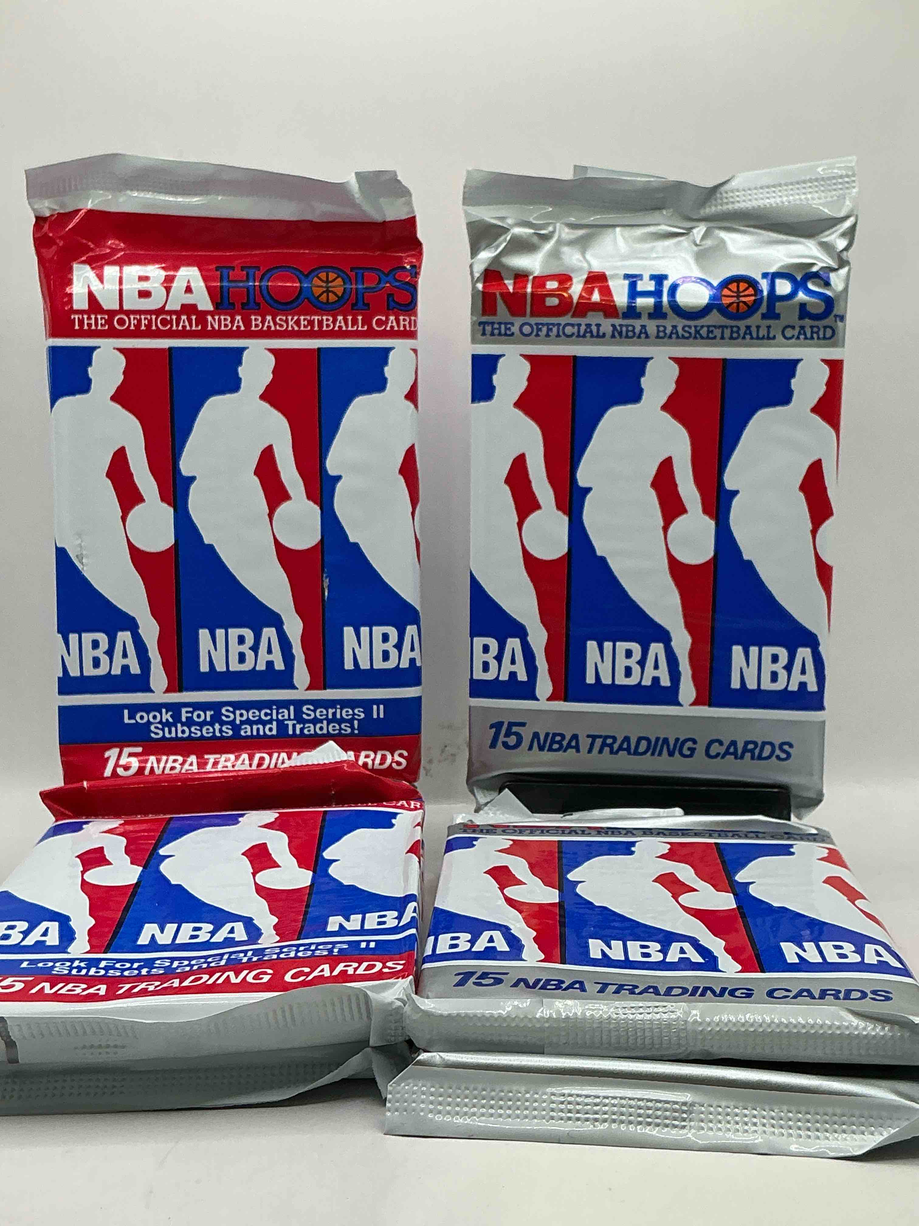 Michael Jordan?! Wow, Vintage 1990/91 NBA Hoops RARE Red Series Two Sealed Sports Card & Collectible Pack, Direct From Original Factory Sealed Retail Case!Series 2 Extremely Hard To Find & Includes Sought After Subsets! Look For Many Valuable Cards Such As Michael Jordan #65 (PSA 10 Value $225) & So Much More!