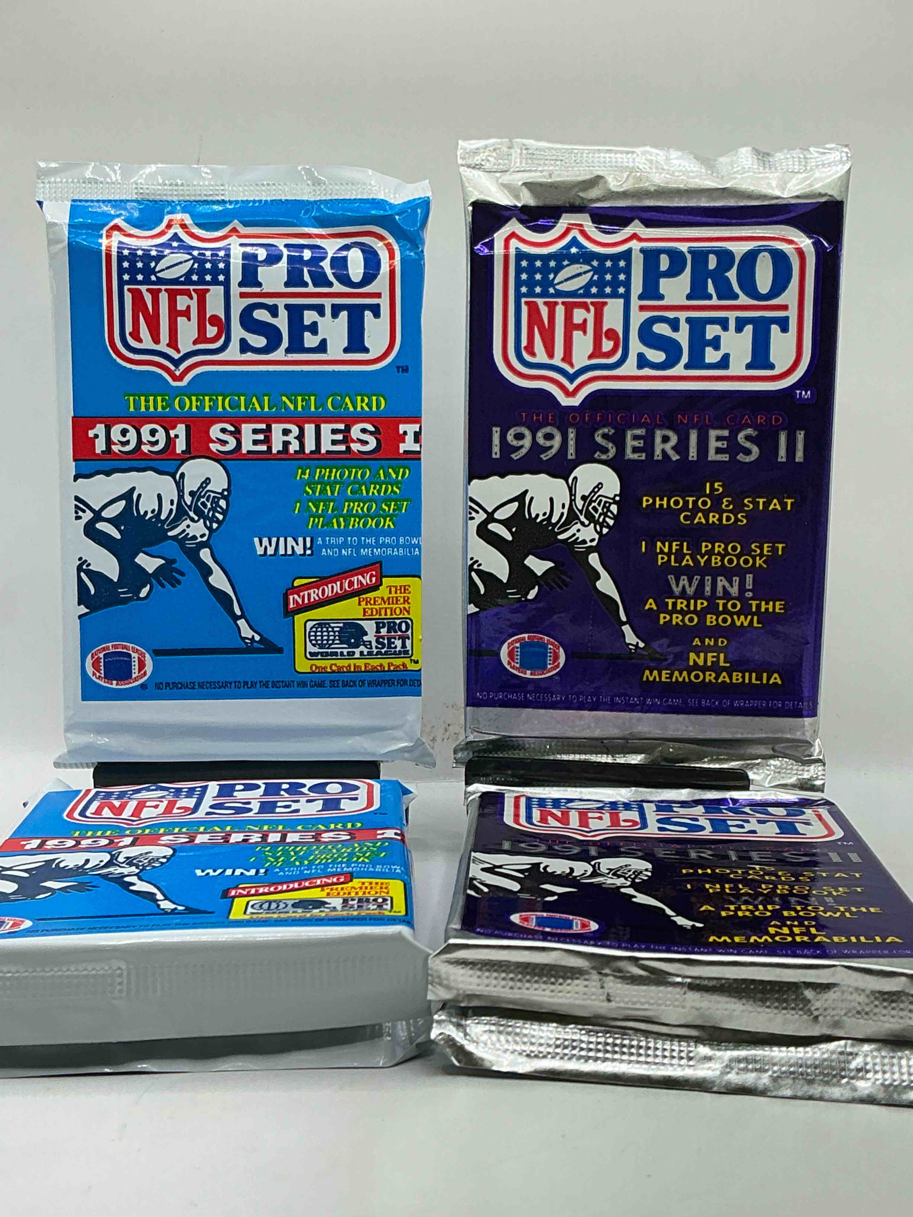 Wow! 1991 Pro Set Football Sealed Card Pack, Direct From Original Retail Case!Highly Sought After By Collectors As This Year Is Loaded With High Profile Cards!Search For Cards From Barry Sanders, Deion Sanders, Troy Aikman, Michael Irvin & Much More! Getting Hard To Find!