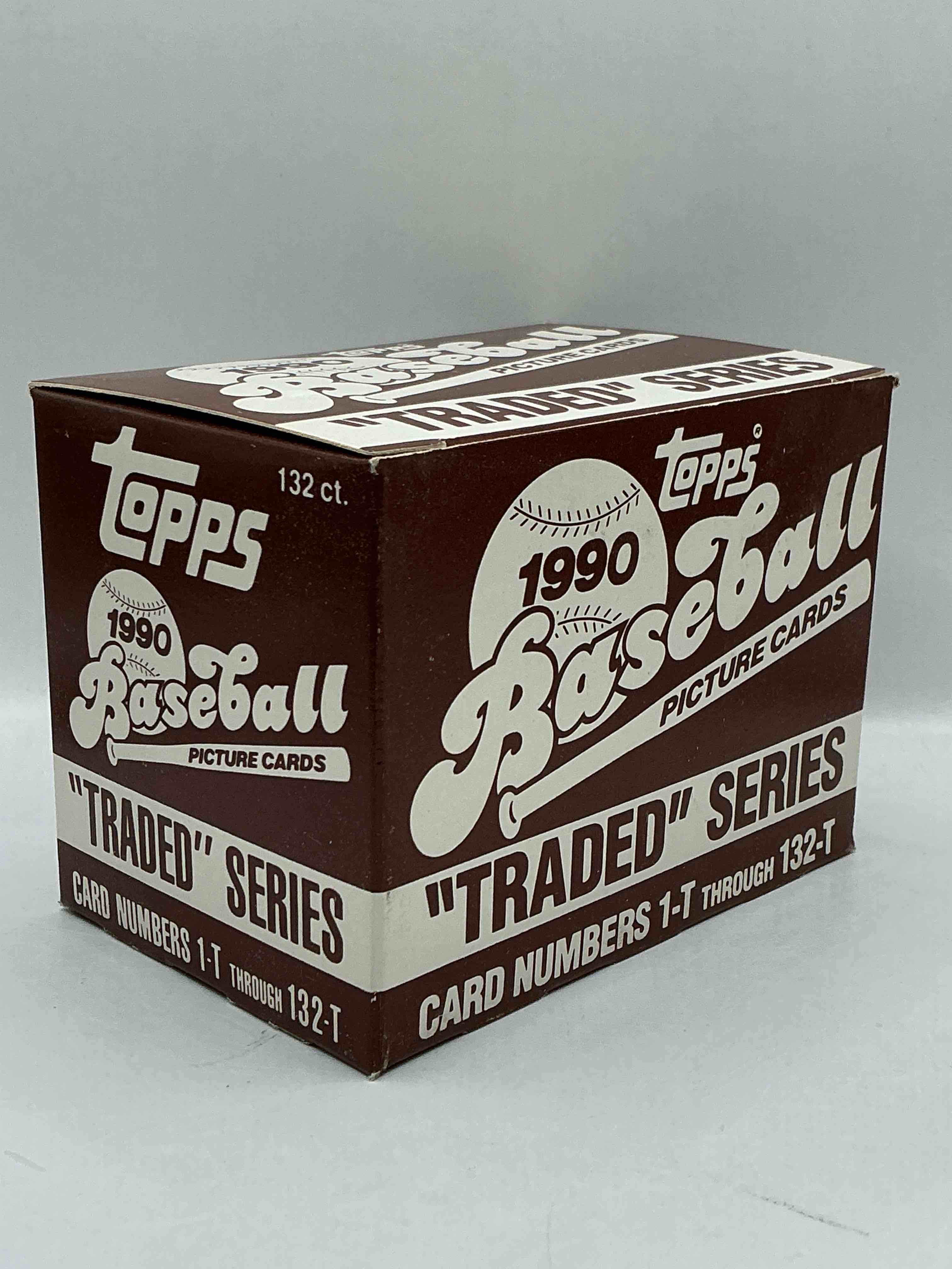 1990 Topps Traded 132 Card Set! Baseball Bonanza! Rare Topps Traded Baseball Set From 1990, Look For Legends & Rookies!