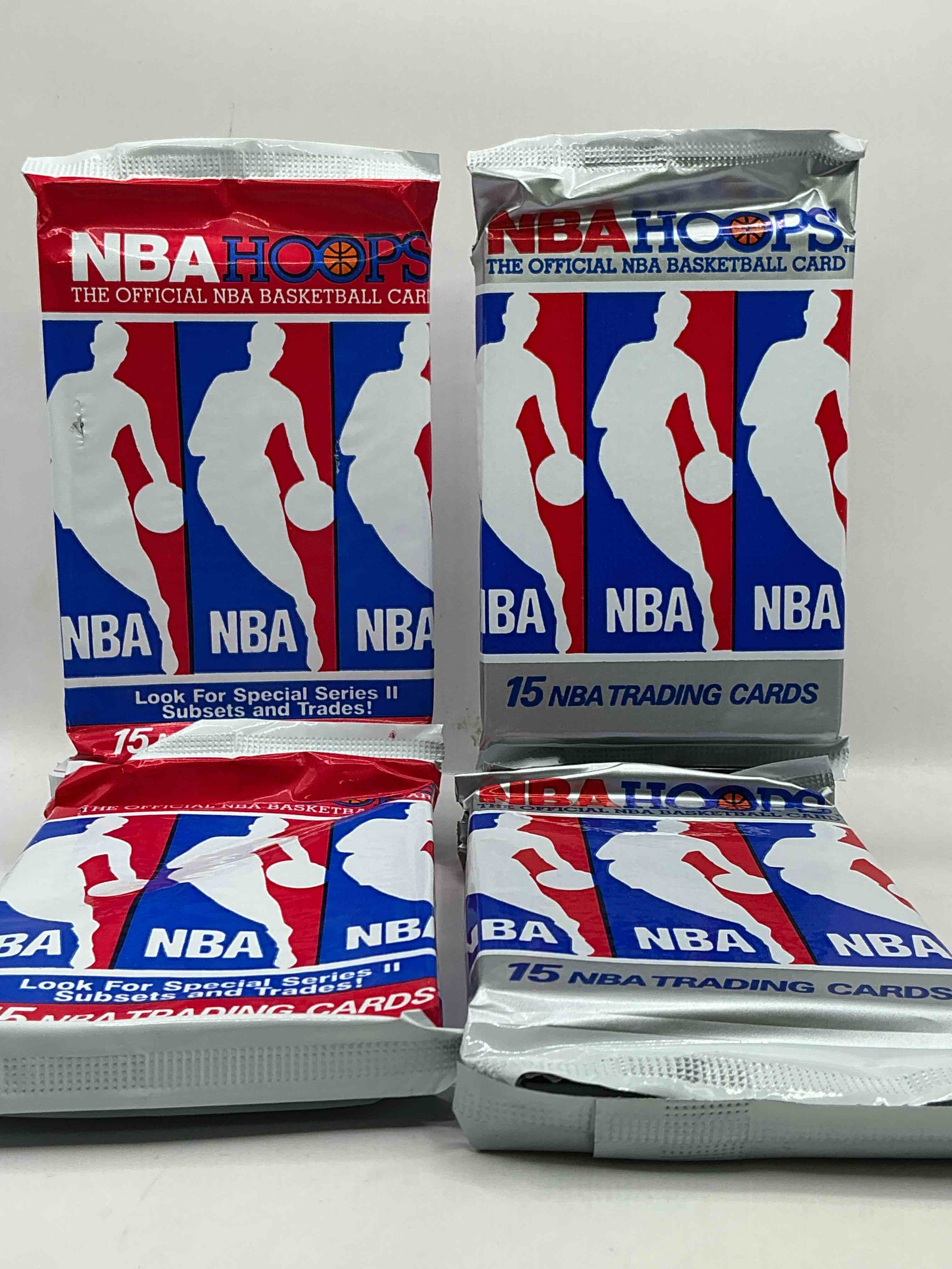 Michael Jordan?! Wow, Vintage 1990/91 NBA Hoops RARE Red Series Two Sealed Sports Card & Collectible Pack, Direct From Original Factory Sealed Retail Case!Series 2 Extremely Hard To Find & Includes Sought After Subsets! Look For Many Valuable Cards Such As Michael Jordan #65 (PSA 10 Value $225) & So Much More!