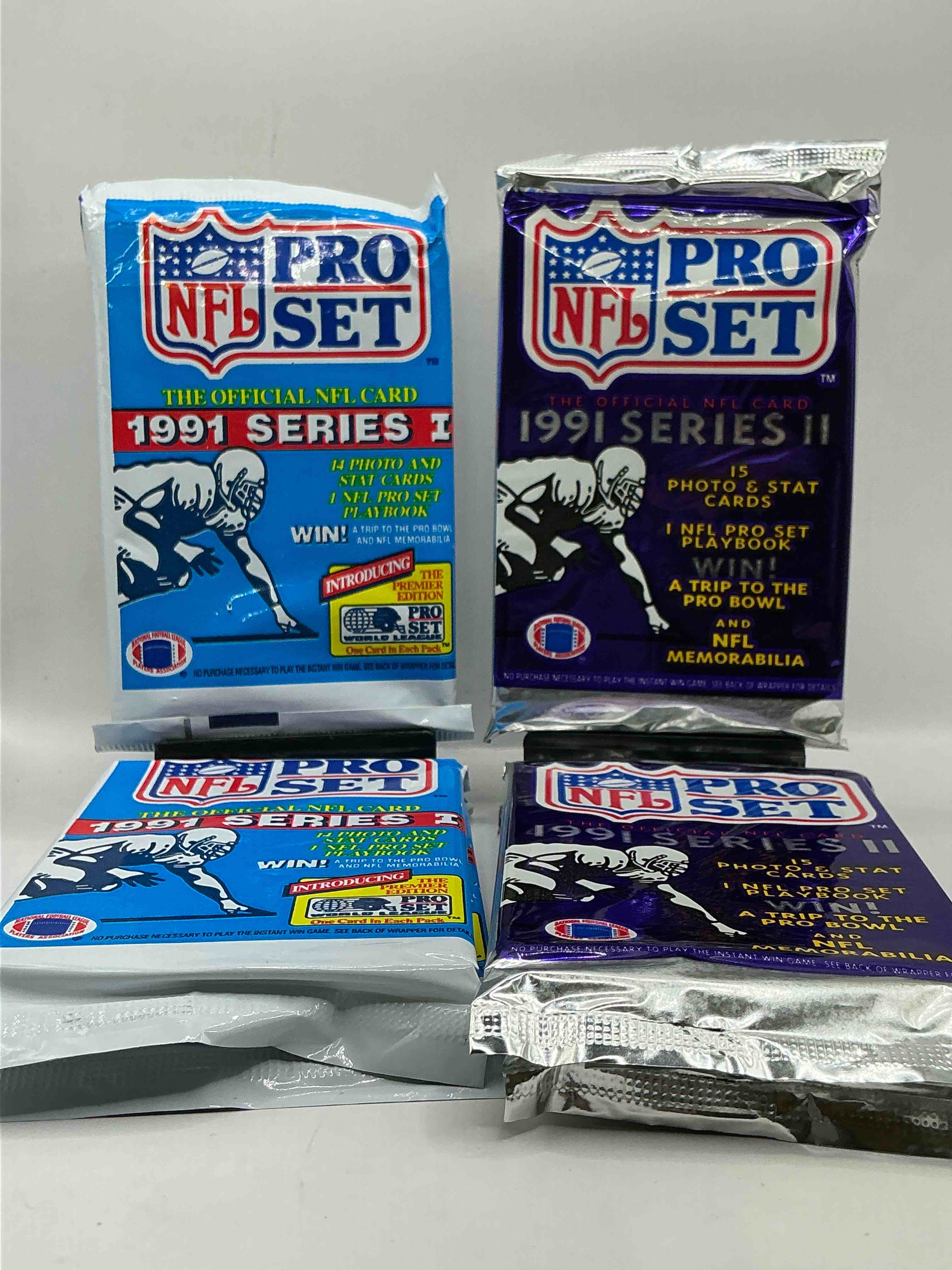 Wow! 1991 Pro Set Football Sealed Card Pack, Direct From Original Retail Case!Highly Sought After By Collectors As This Year Is Loaded With High Profile Cards!Search For Cards From Barry Sanders, Deion Sanders, Troy Aikman, Michael Irvin & Much More! Getting Hard To Find!