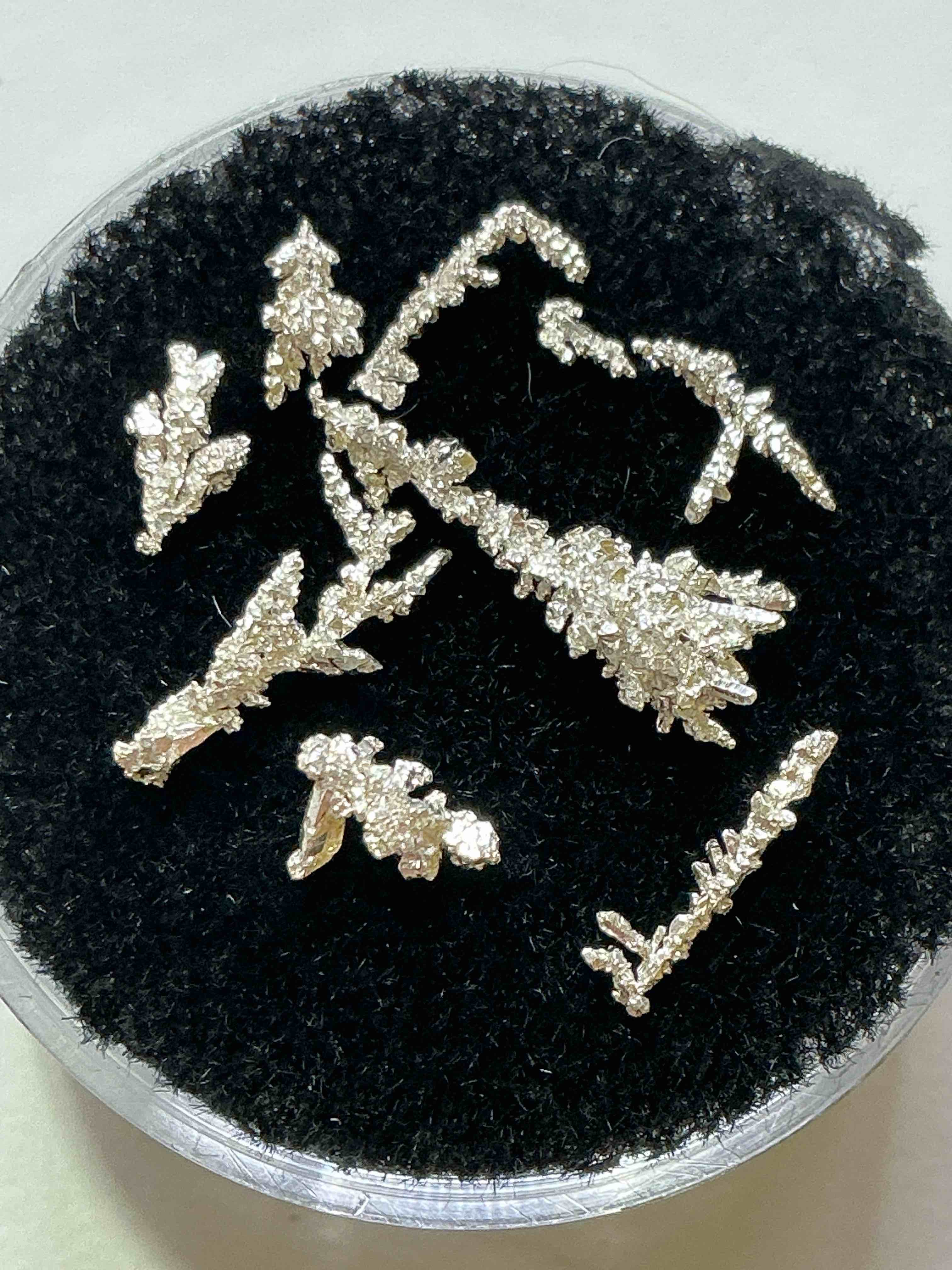 Genuine US Silver Crystals! Beautiful Fine US Silver (.999) In Gorgeous Small Crystal Form! Collect Fine US Silver In This Unique & Rare Form! 