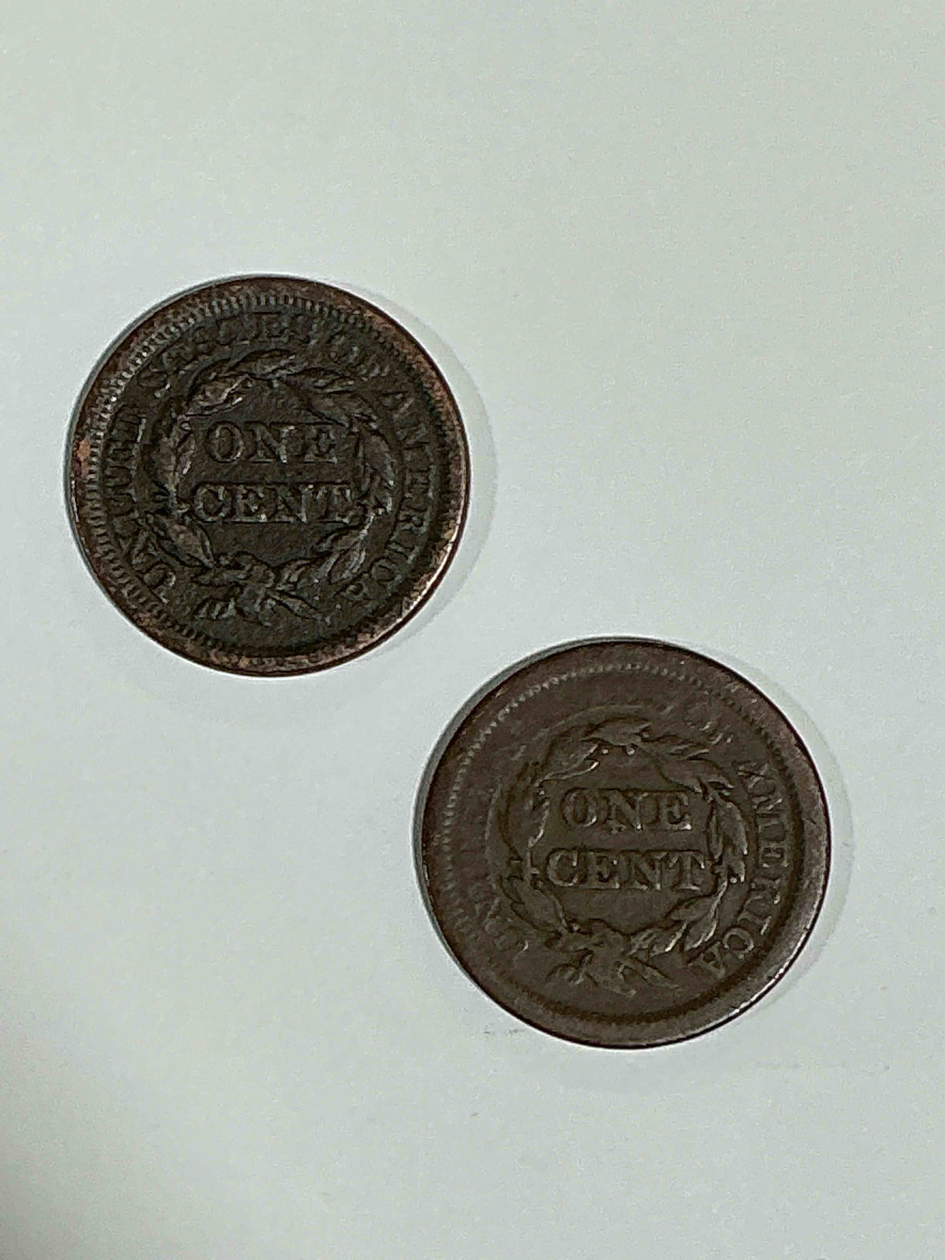 Condition photo showing Good Condition for Genuine Large American One Cent Piece! These Coins Were Minted From 1793 - 1857 & Were The First Copper Pennies In The US! Own Authentic Coins From American History! 