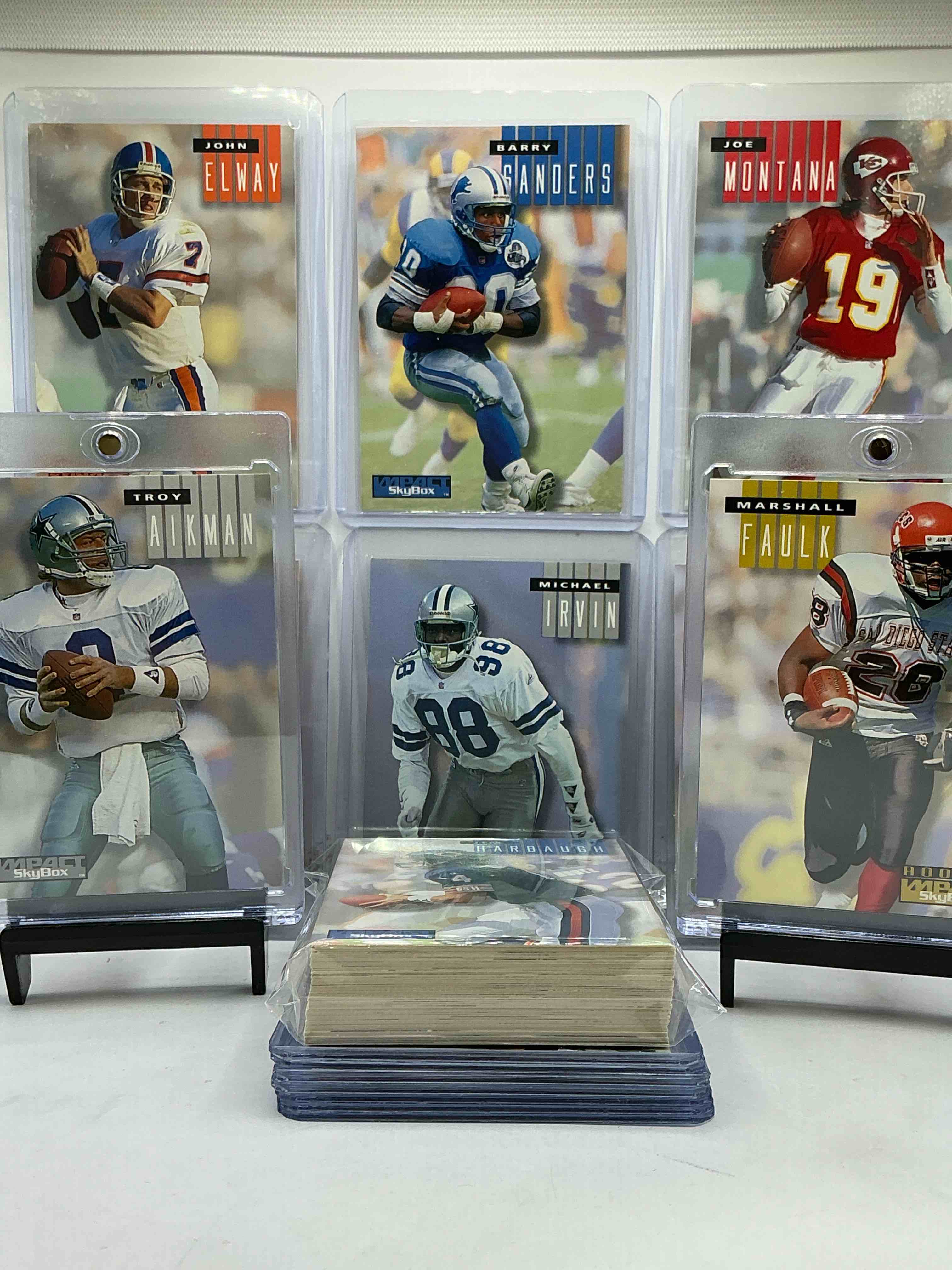 Troy Aikman! Marshall Faulk Rookie! Insane 50 Card NFL 1994 Skybox Football Cards! Michael Irvin, Barry Sanders, Dan Marino, Joe Montana, Jerry Rice & More! 