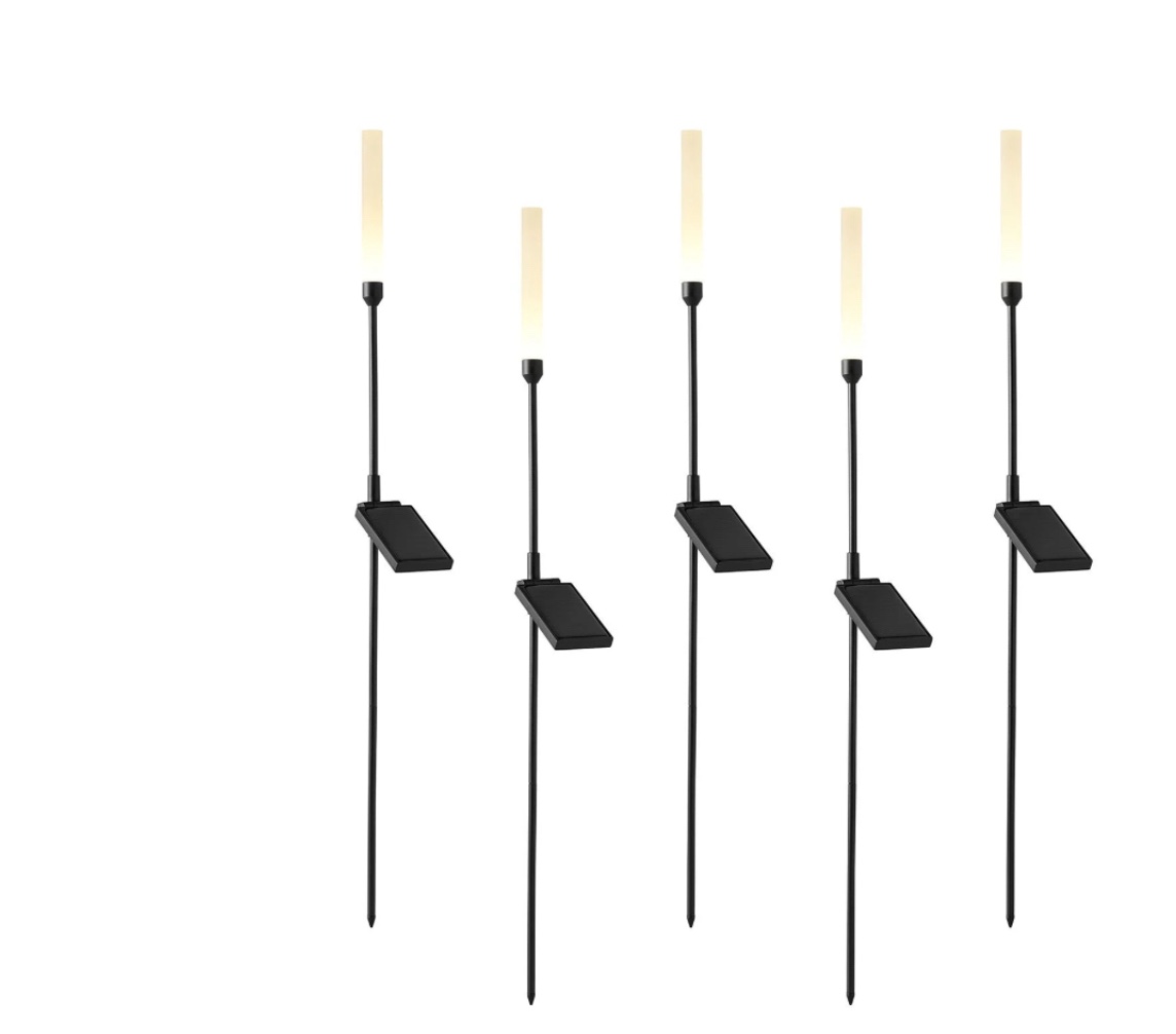 member's mark reed led solar landscape accent lights, 5-pack