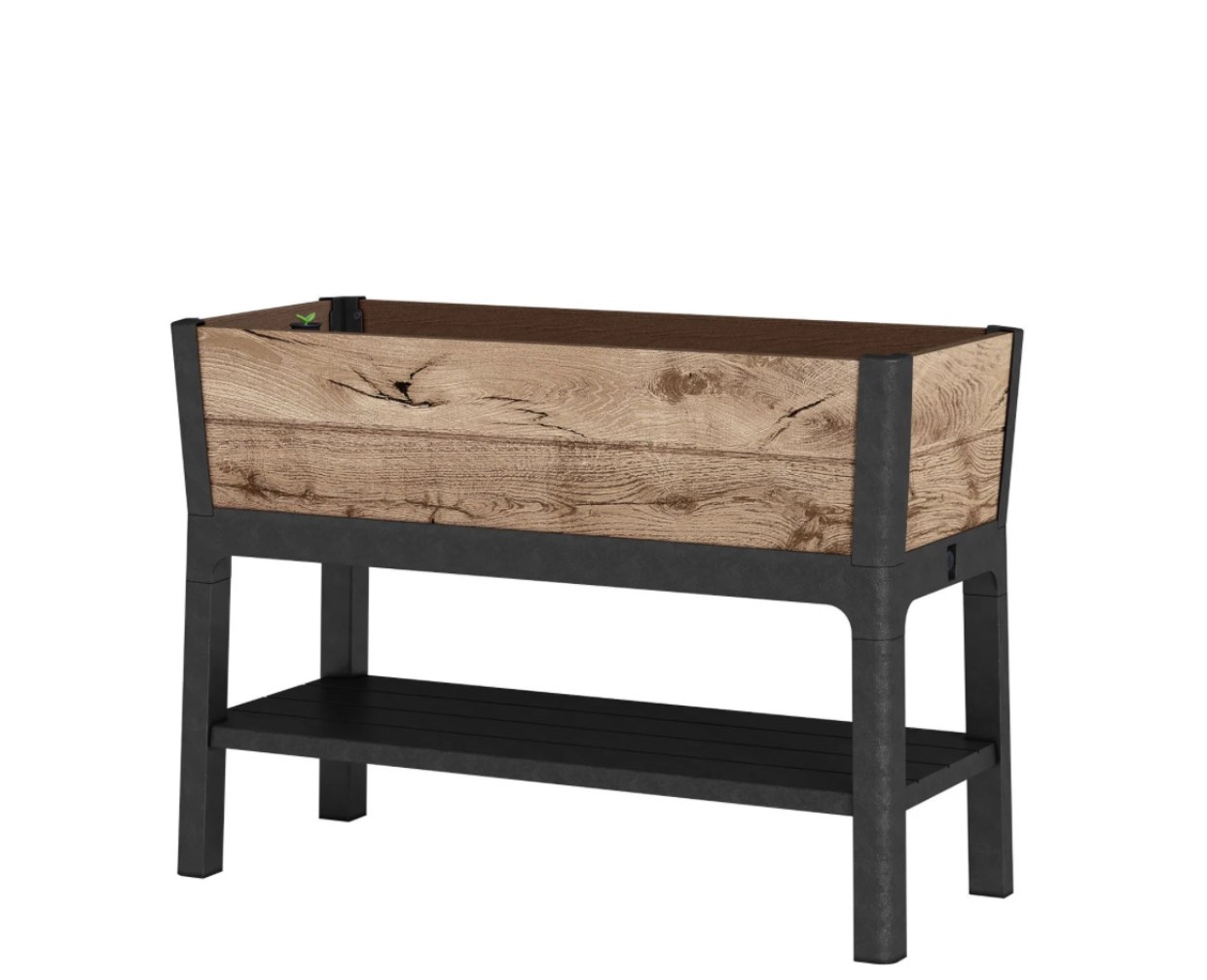 keter signature collection 29 gal. resin elevated garden bed