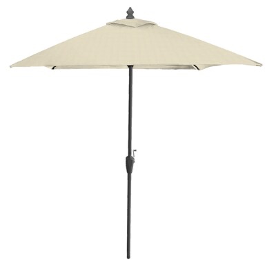 10-ft x 6-ft 6-in Sunbrella Canvas Rectangular Market Umbrella