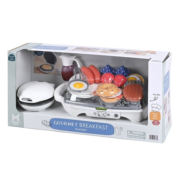 member's mark gourmet breakfast playset (missing pieces )