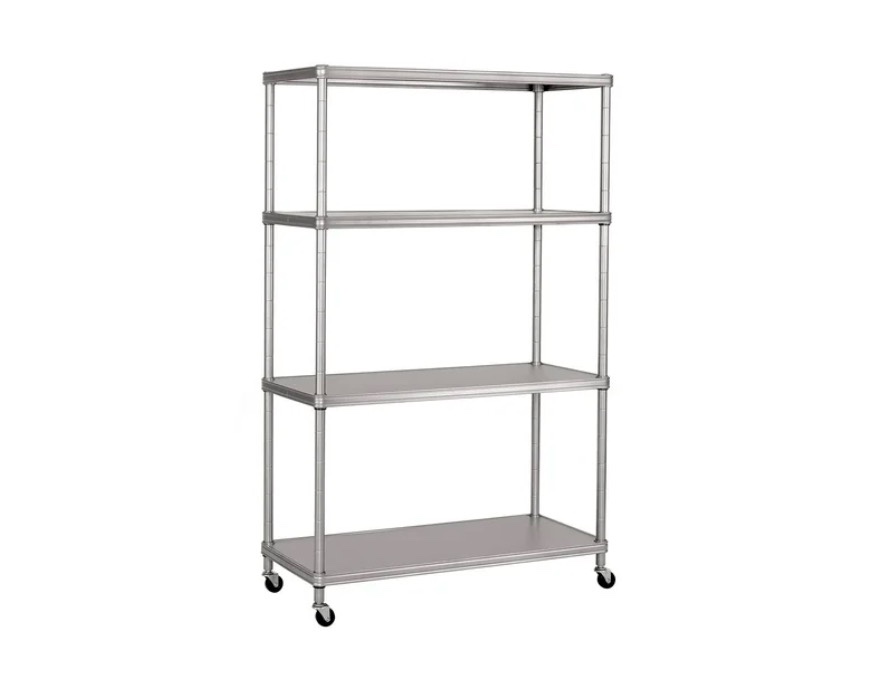 member’s mark home 4-tier steel shelving with shelf liners, 36" w x 14" d x 56.5" h