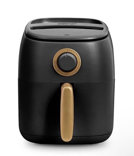 dash ceramic tasti-crisp express air fryer, 1000 watts, 2.6 qt capacity - black