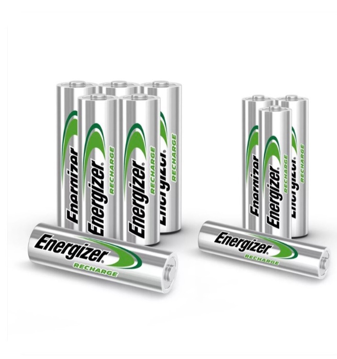 energizer recharge power plus aa (6) & aaa (4) batteries