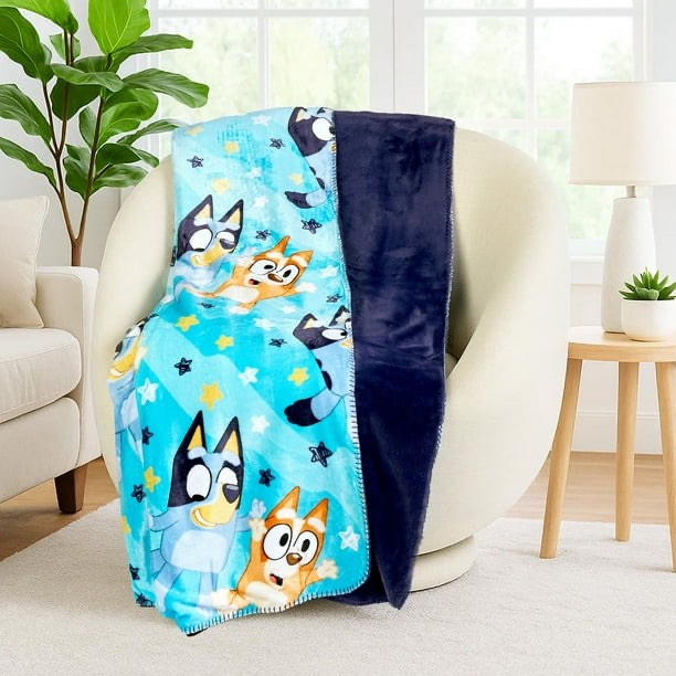 Licensed Character Plush Faux Fur Kids Throw Blanket, 50" x 60"