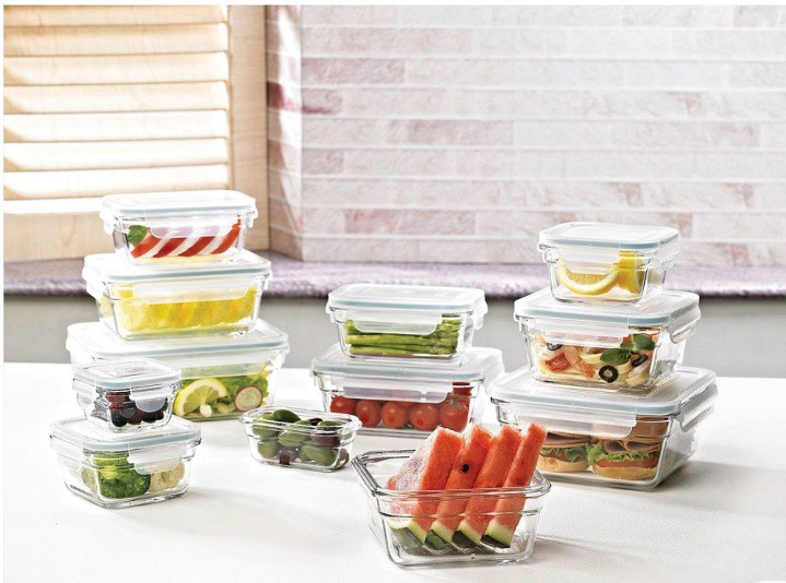 member's mark 24-piece glass food storage set by glasslock