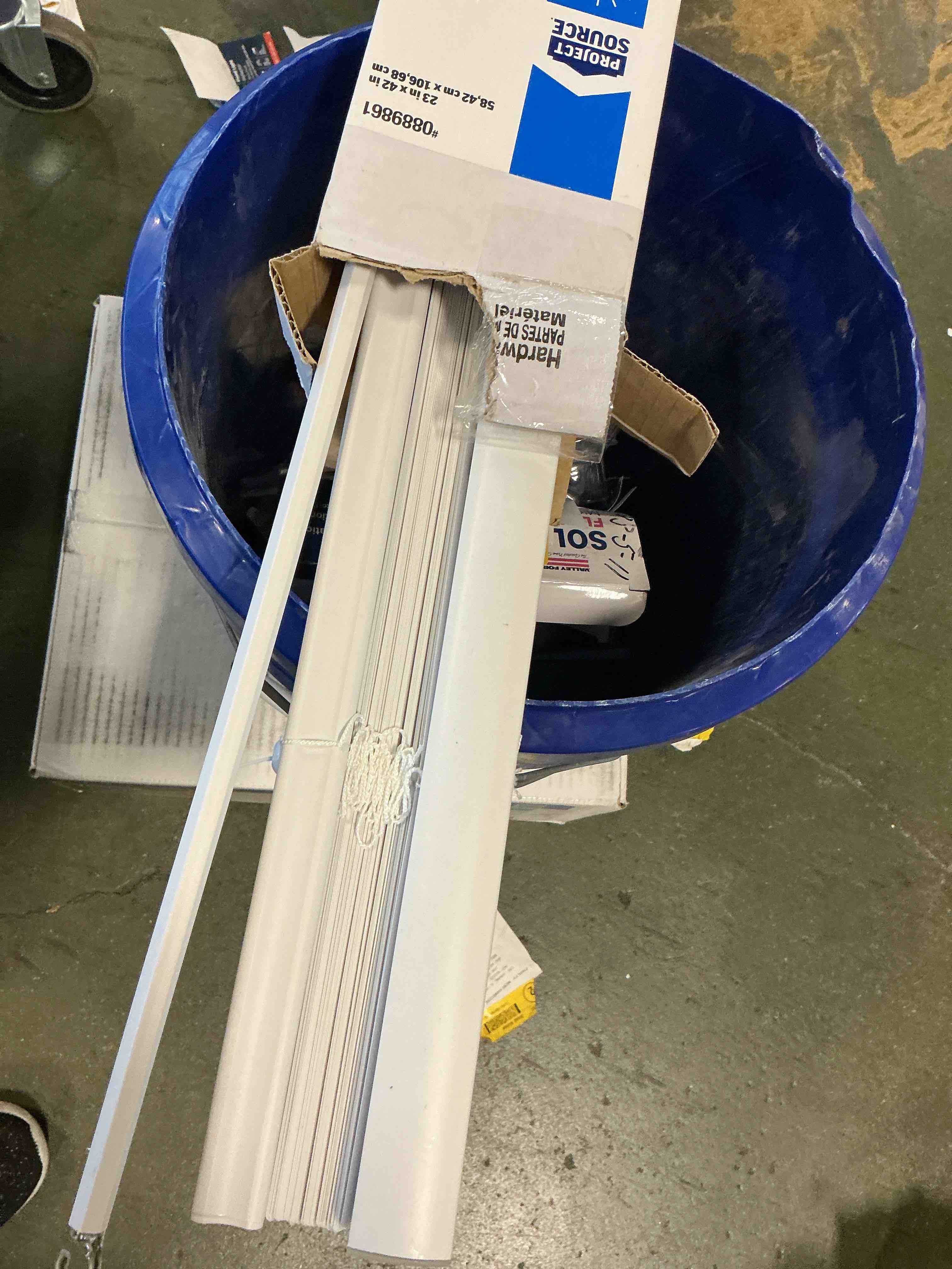 Cordless Room Darkening Mini Blinds for Indoor Windows - 24" W x 48" L - White, Over 1,400 Custom Sizes Starting at 9.97, 1" Vinyl Slats, Horizontal Window Blinds by Lumino