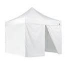e-z up instant portable commercial canopy 3 full walls, 10' x 10', white