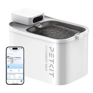 petkit eversweet cordless max smart pet drinking fountain, white