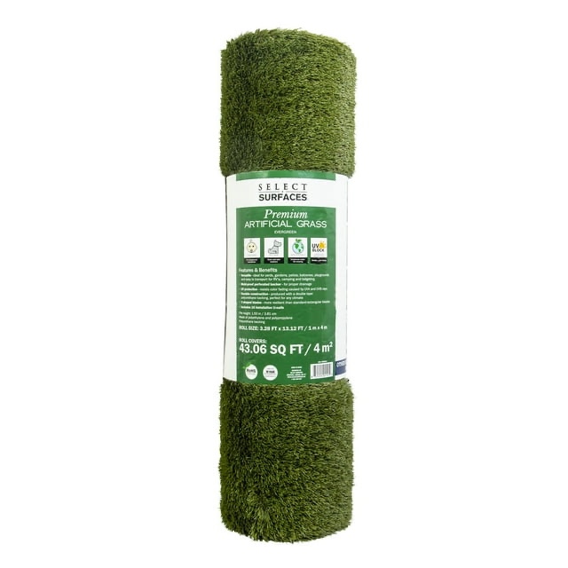 select surfaces evergreen artificial grass 7.38ftx11.68ft