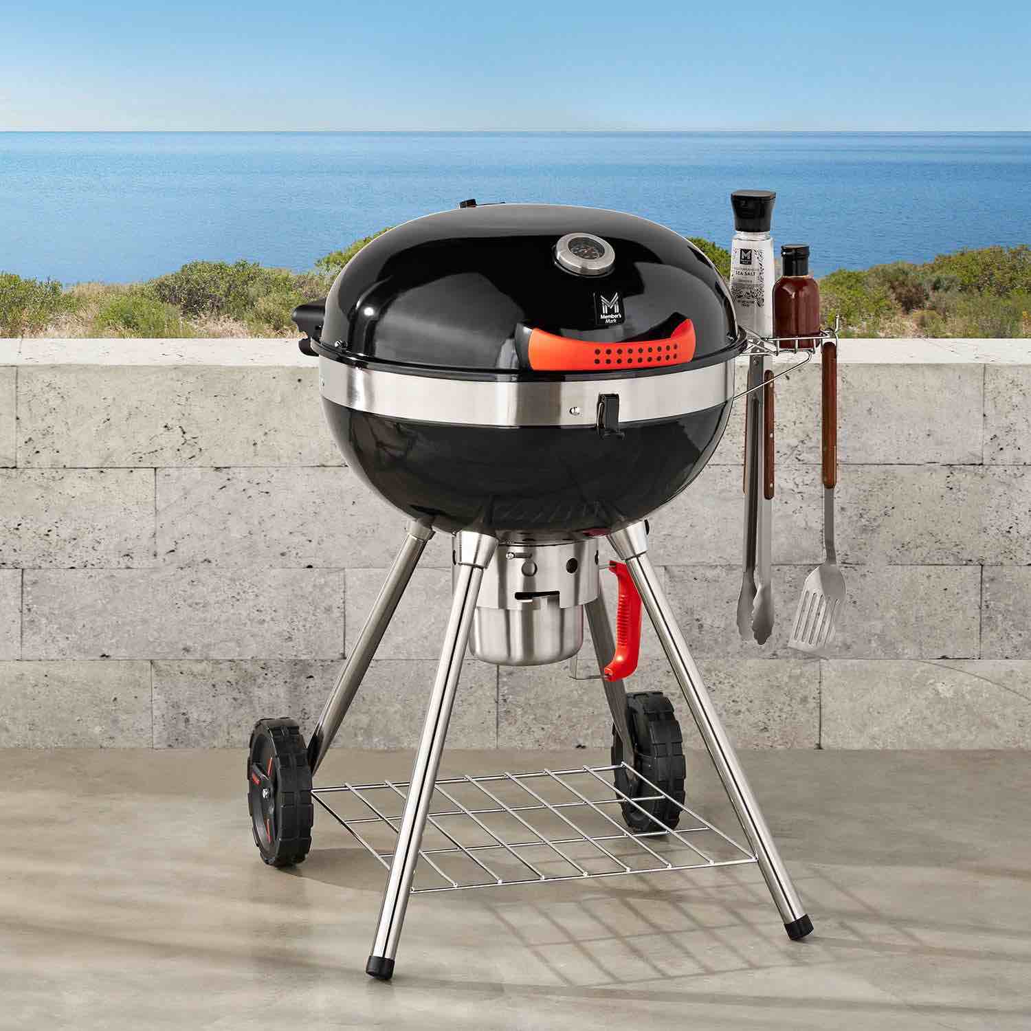 member's mark 22.5" charcoal kettle grill
