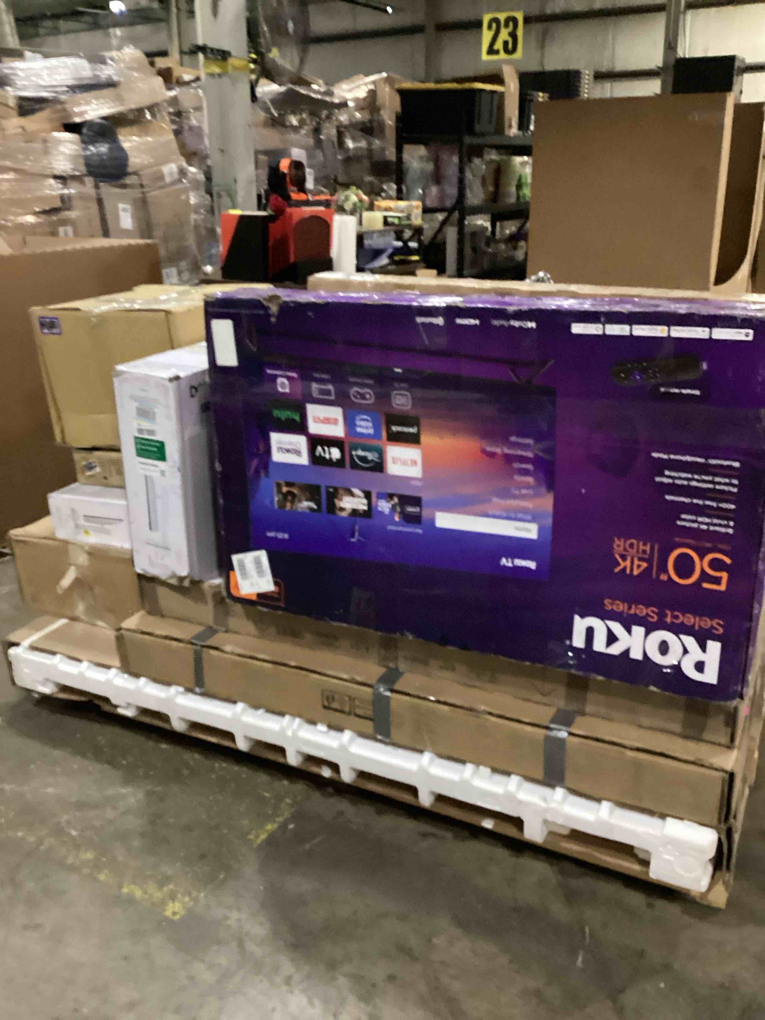 Assortment of defective electronics for parts 