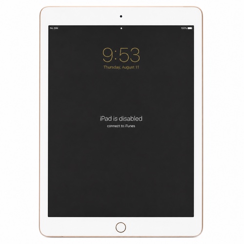 Condition photo showing As Is for apple ipad 6th generation model a1954 (charger not included)