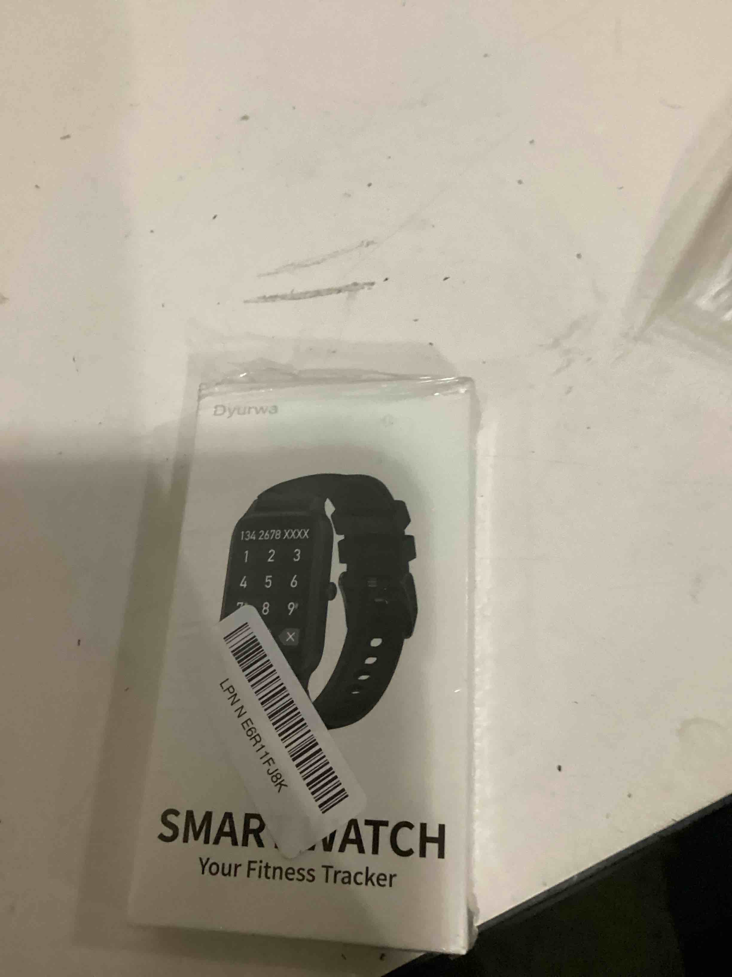 Condition photo showing Good Condition for jugeman smart watch for men women, 1.57" smartwatch (answer/make call), 2026 new fitness tracker with 110+sport modes, heart rate/sleep monitor, ip68 waterproof, smartwatches for android ios white