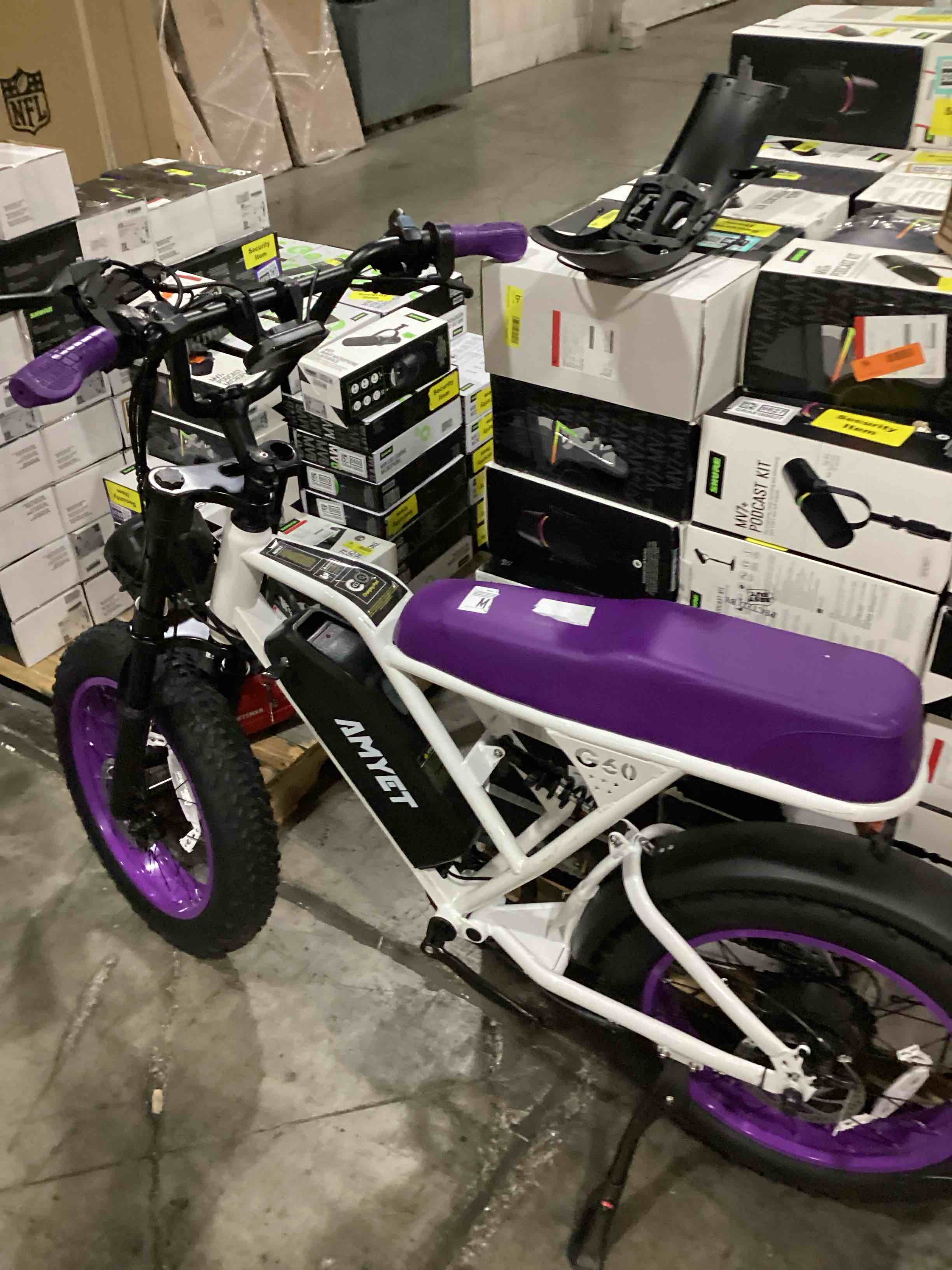 amyet g60 electric bike for adults, 1000w peak 1500w, 48v 20ah, 20"x4" fat tire e mountain bike, ul2849