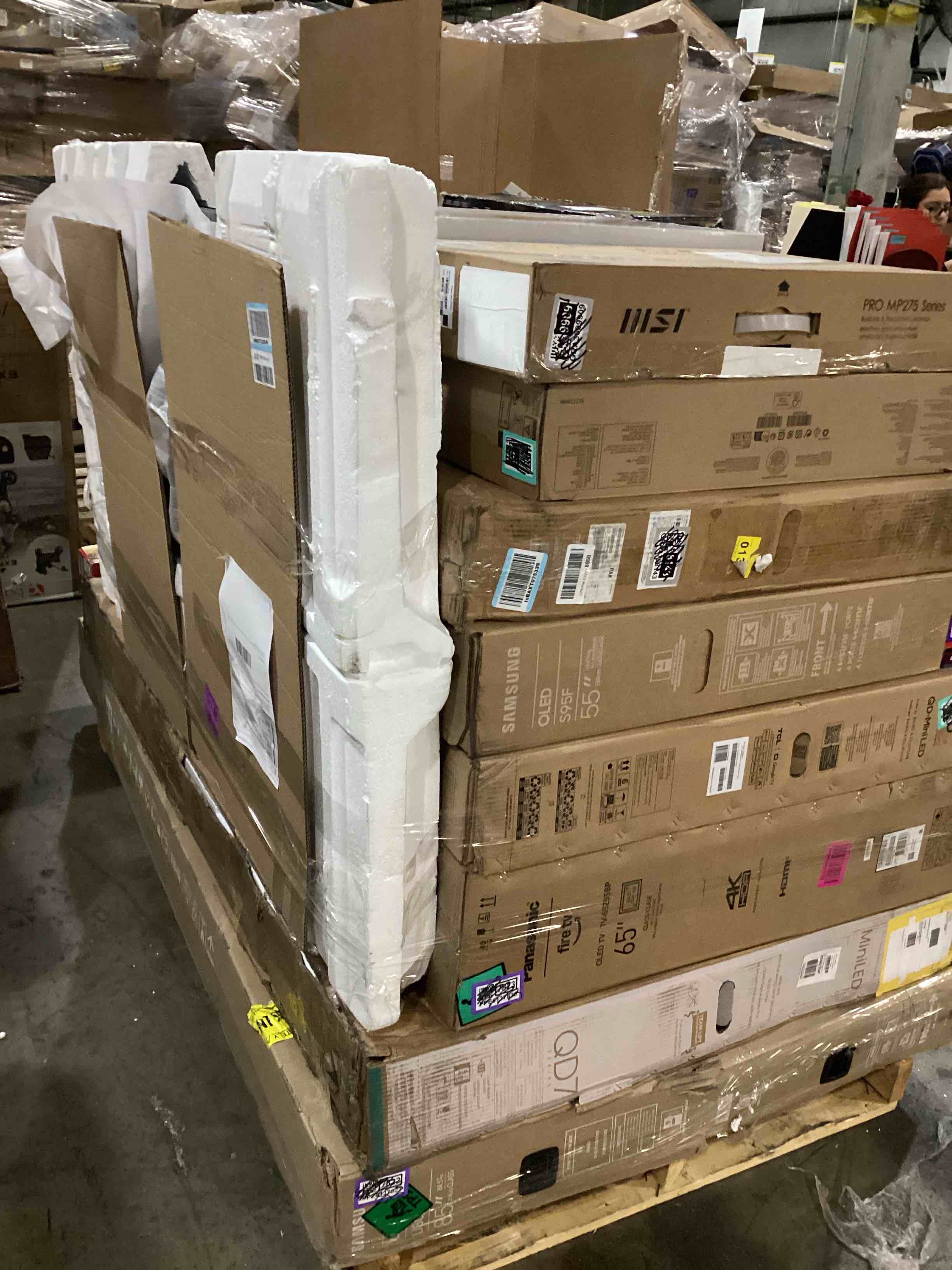 assortment of defective electronics for parts 