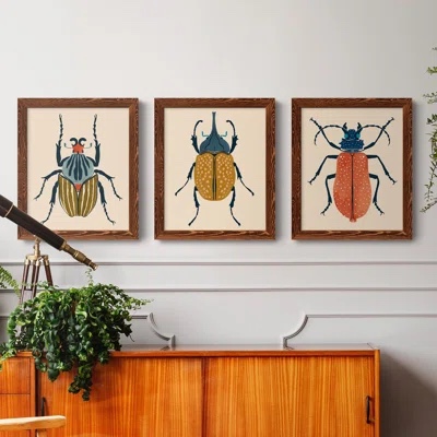 Beetle Bug I 3-Pieces Painting Print 
